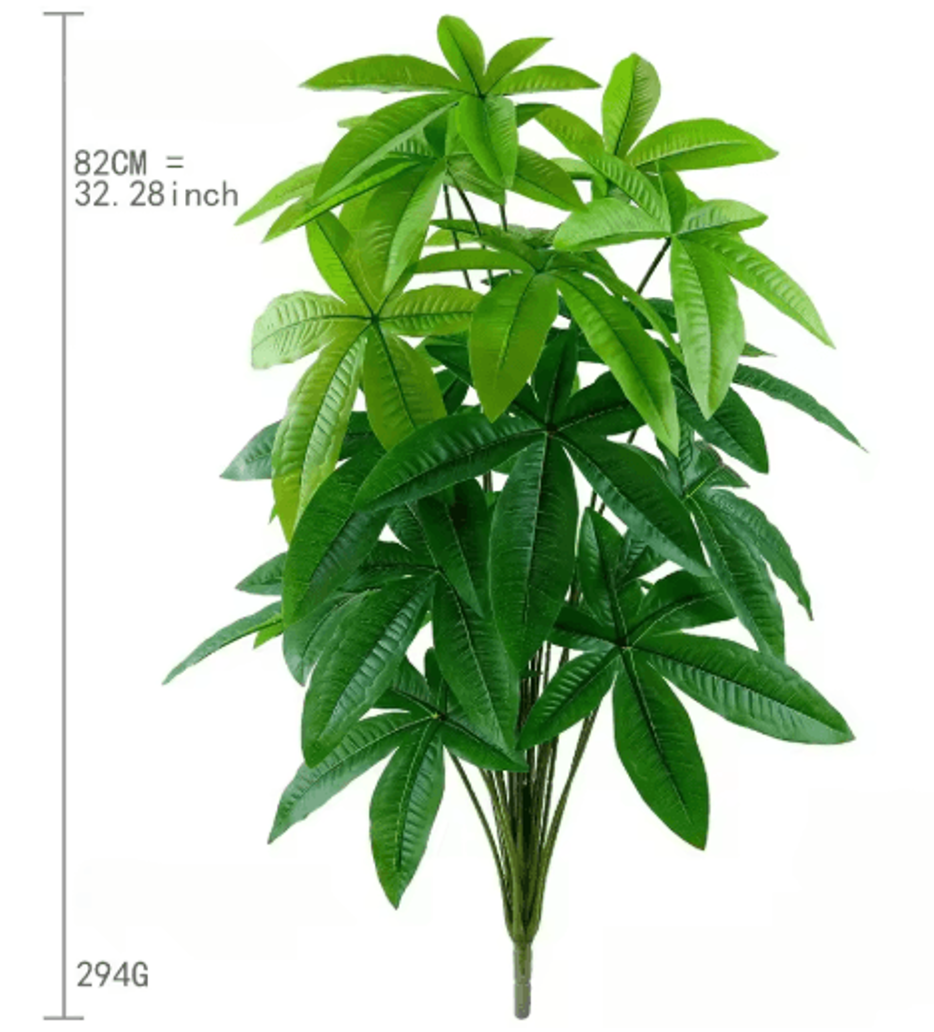 Realistic Artificial Money Tree Palm  Lush Artificial Palm Tree For Outdoor  Event Decor 1