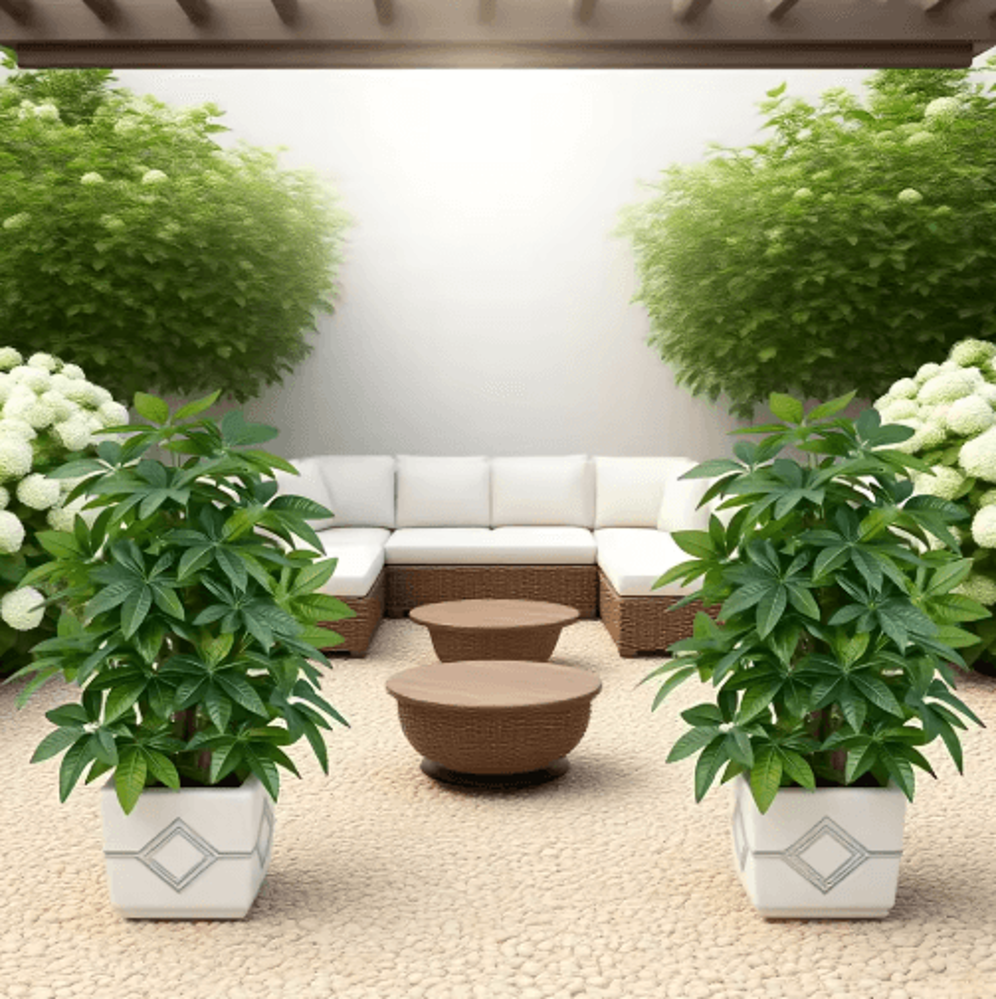 Realistic Artificial Money Tree Palm  Lush Artificial Palm Tree For Outdoor  Event Decor 3