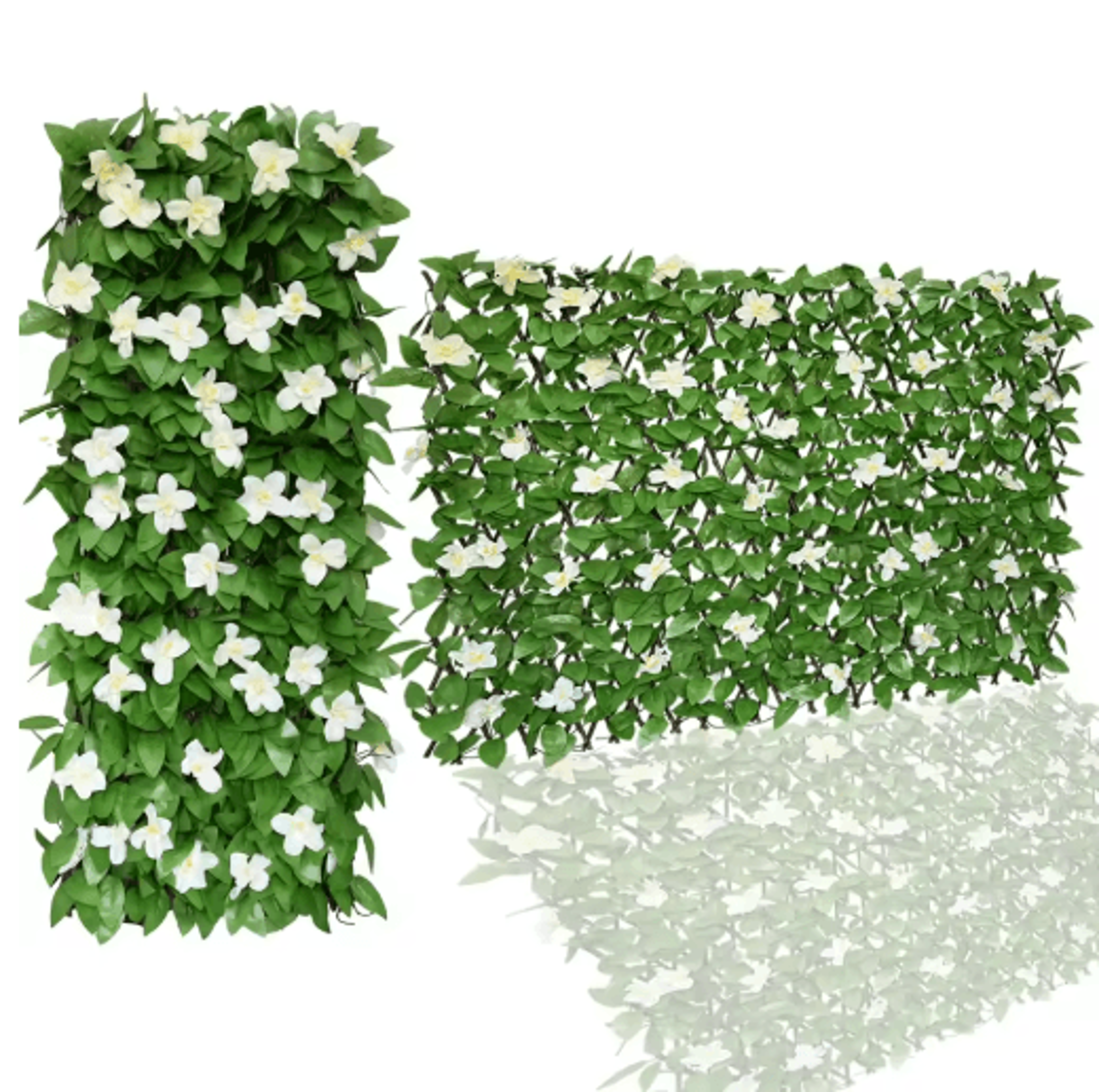 Expandable Artificial Ivy Privacy Screen Stylish Outdoor Privacy Fence For Balcony  Garden 2