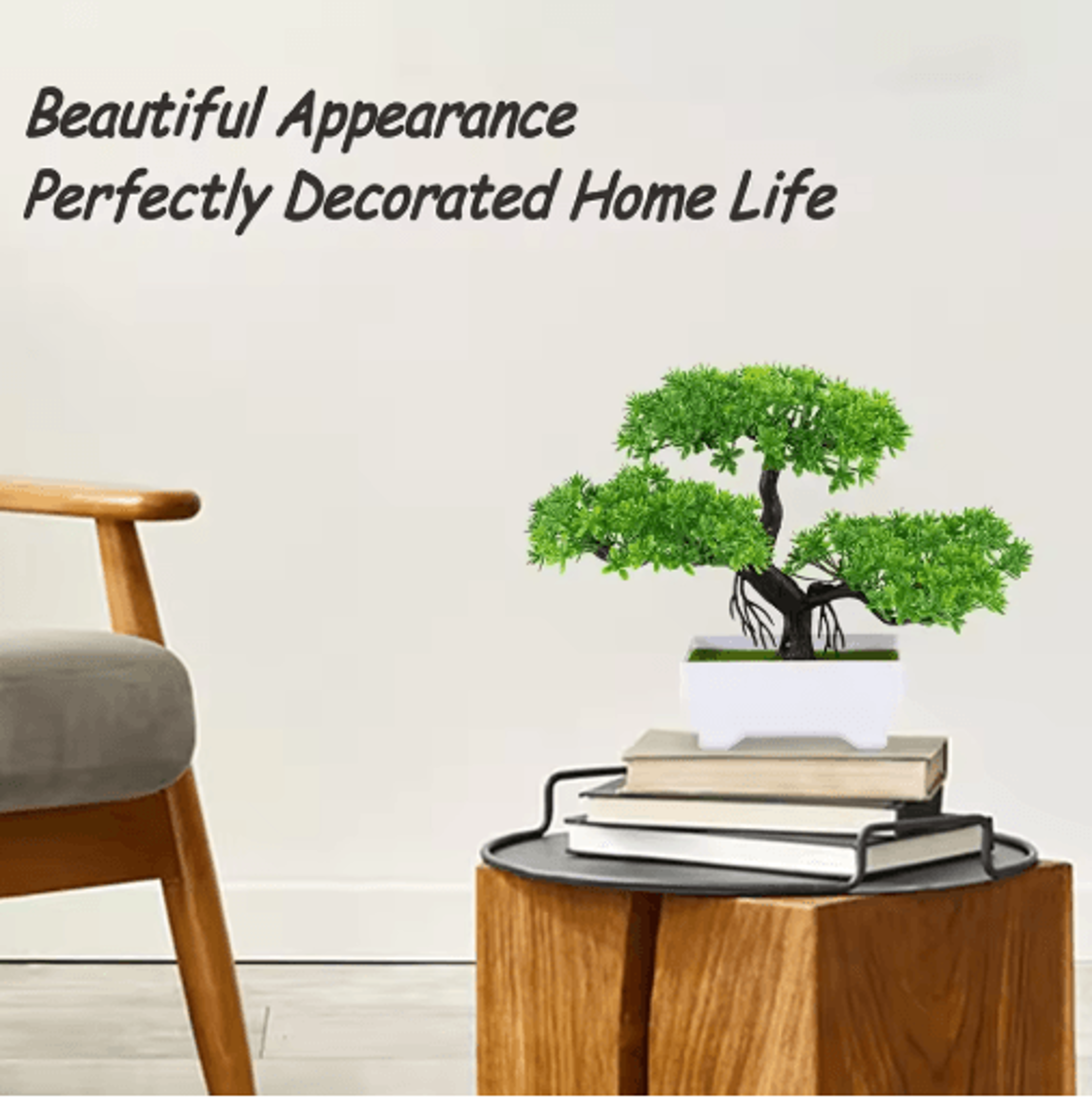 Mini Artificial Bonsai Plant Decorative Fake Tree For Home  Table Decor 6