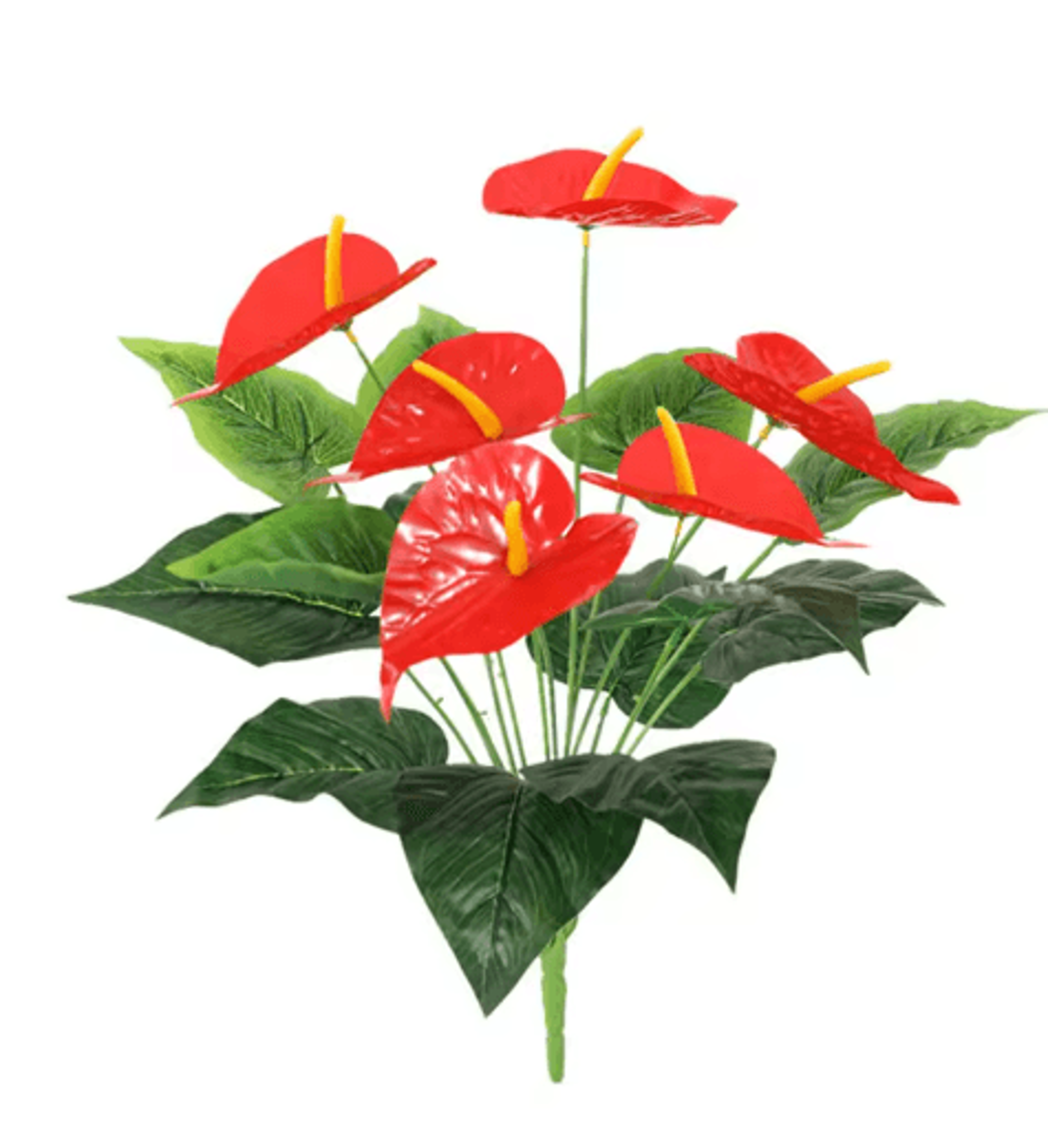 53cm Artificial Monstera Leaves Large Tropical Palm Fronds Decor 3