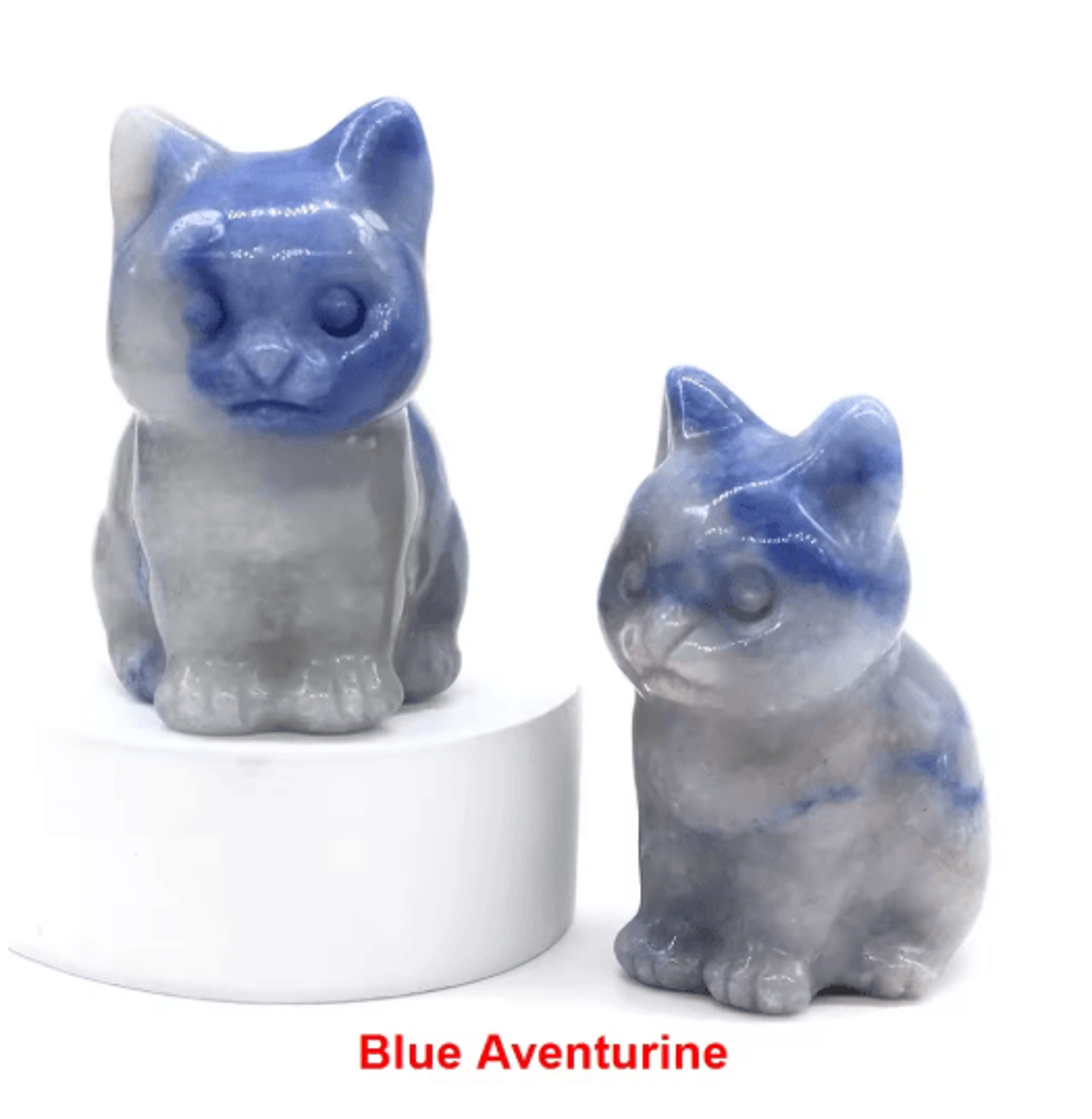 HandCarved Amethyst Cat Figurine Crystal Animal Statue For Chakra Healing  Meditation Decor 8