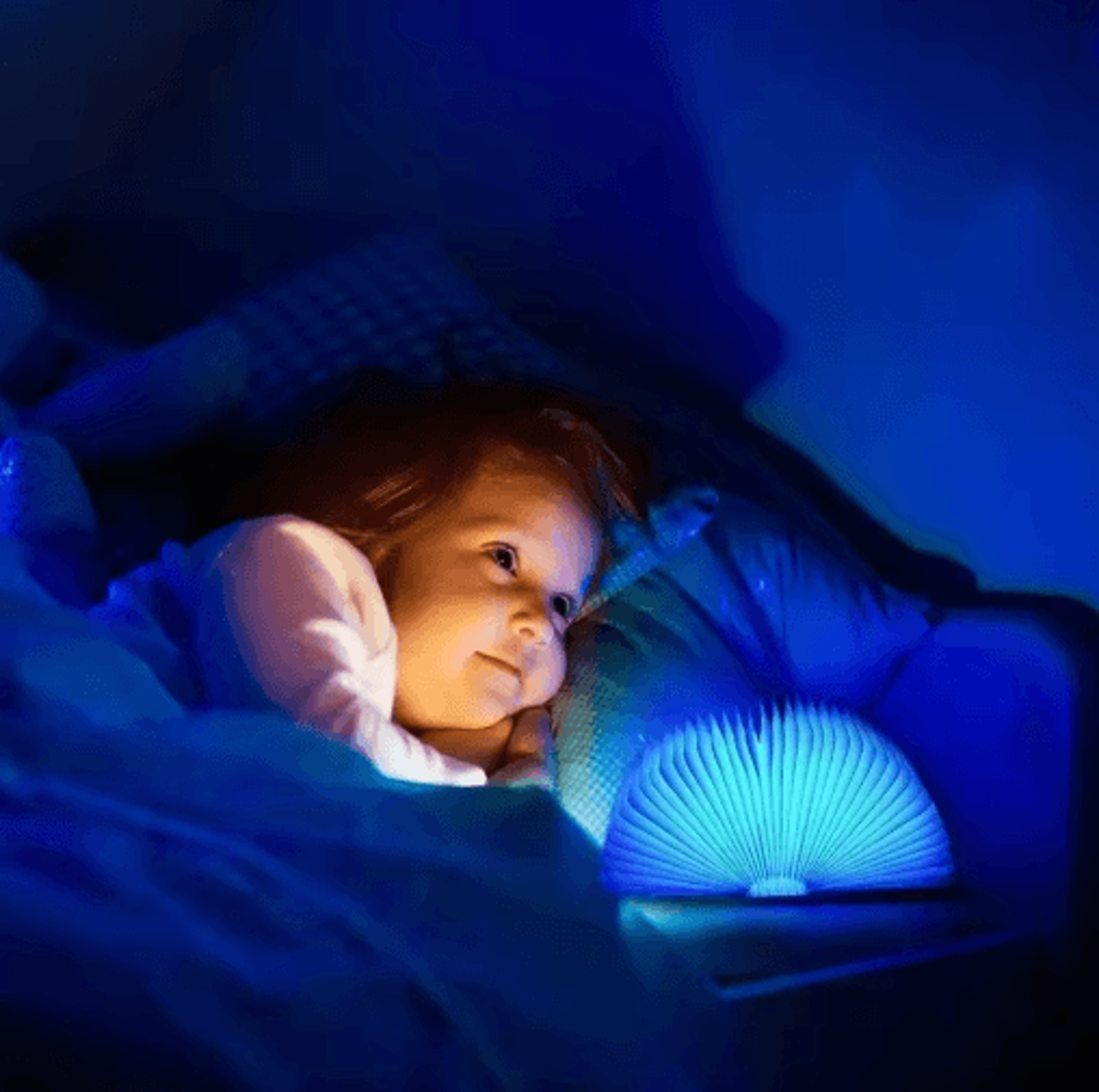 3D Folding LED Book Light  RGB Wooden Night Lamp For Bedroom  Desk Decor 5