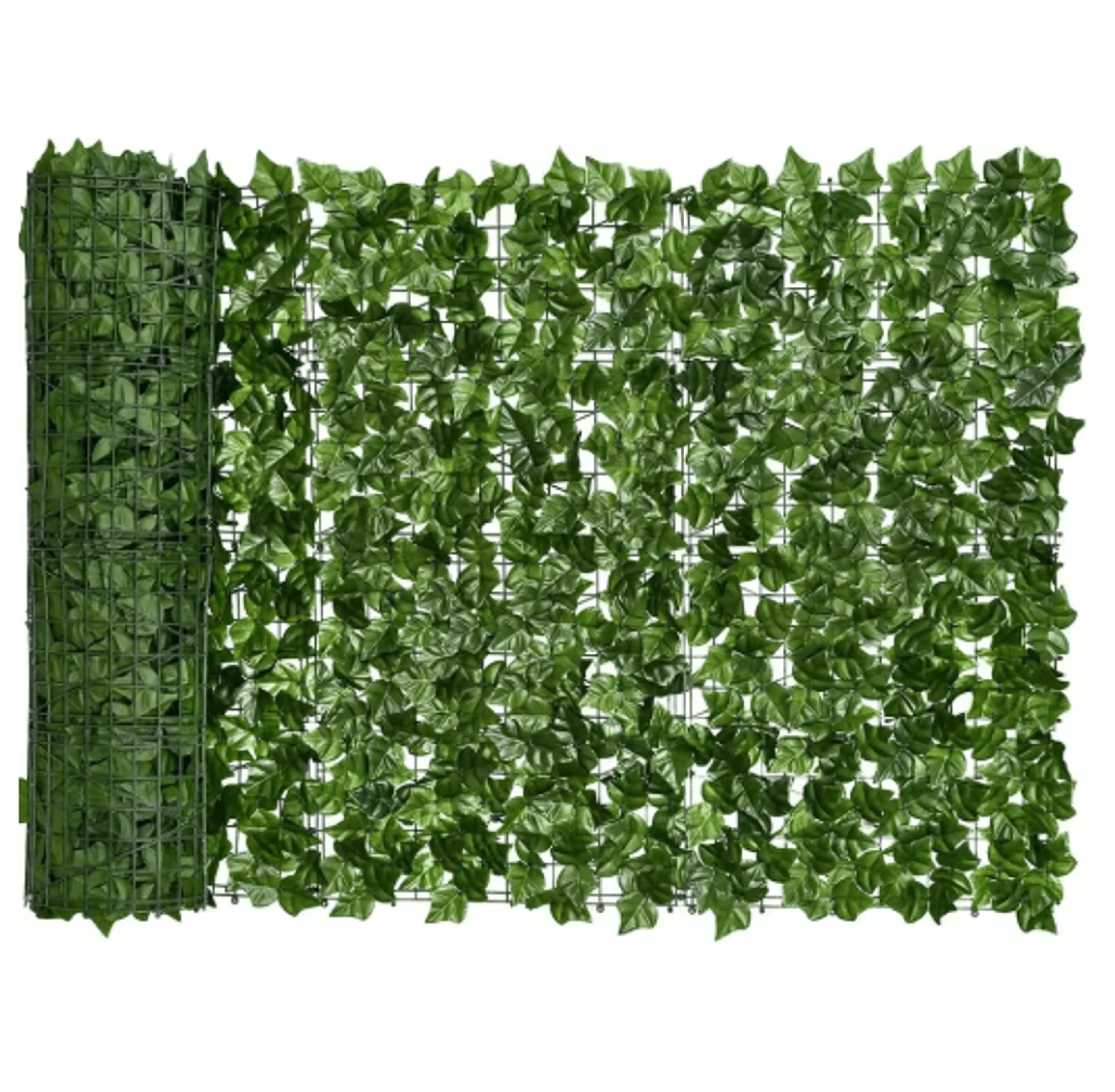 Artificial Ivy Hedge Fence Panels Faux Privacy Screen For Garden  Balcony Decor 12
