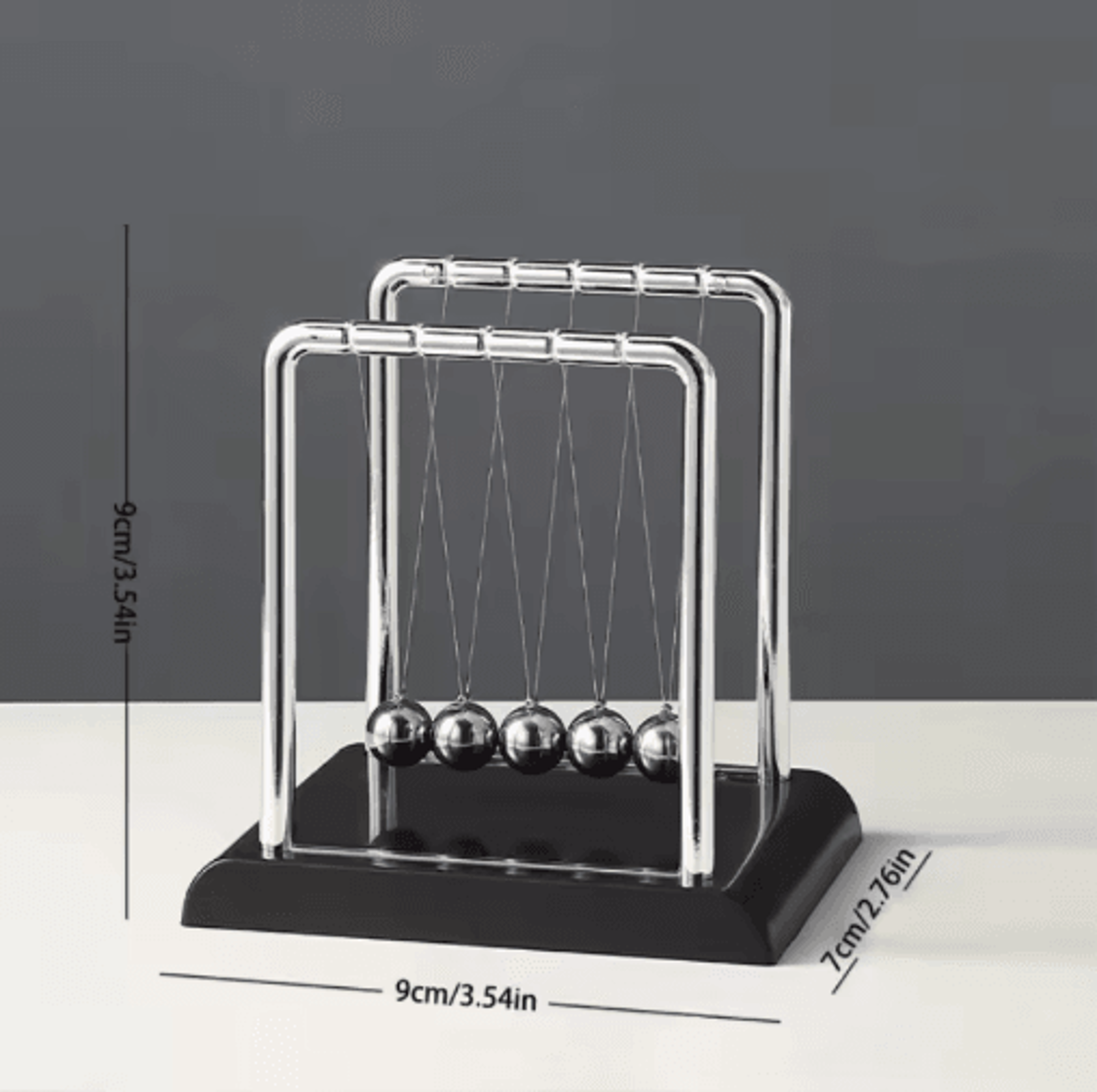 Momentum Flow Newtons Cradle Classic Physics Pendulum Desk Toy  Decor 1