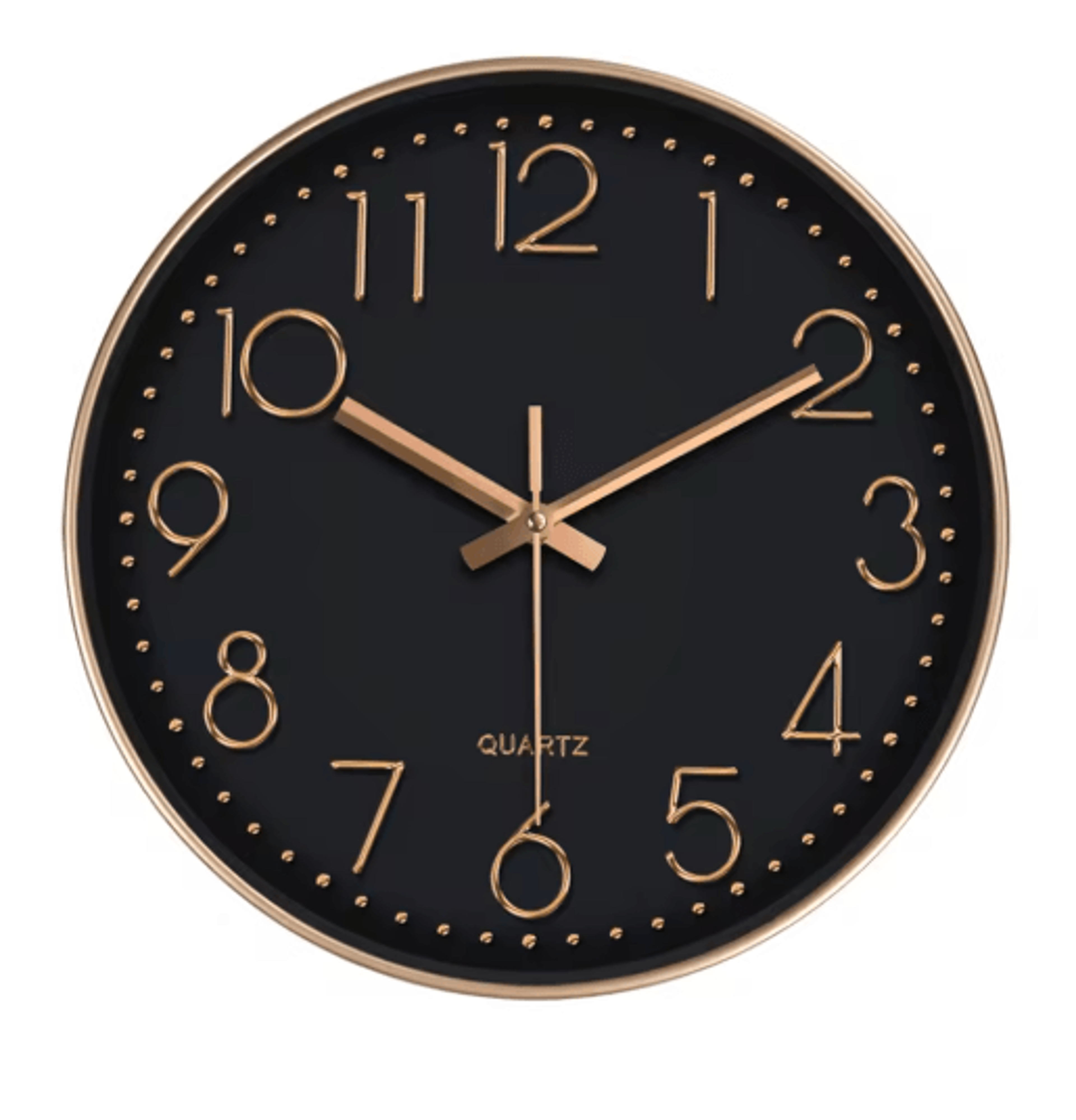 Minimalist 3D Quartz Wall Clock Silent Modern Digital Style For Living Room  Office 2