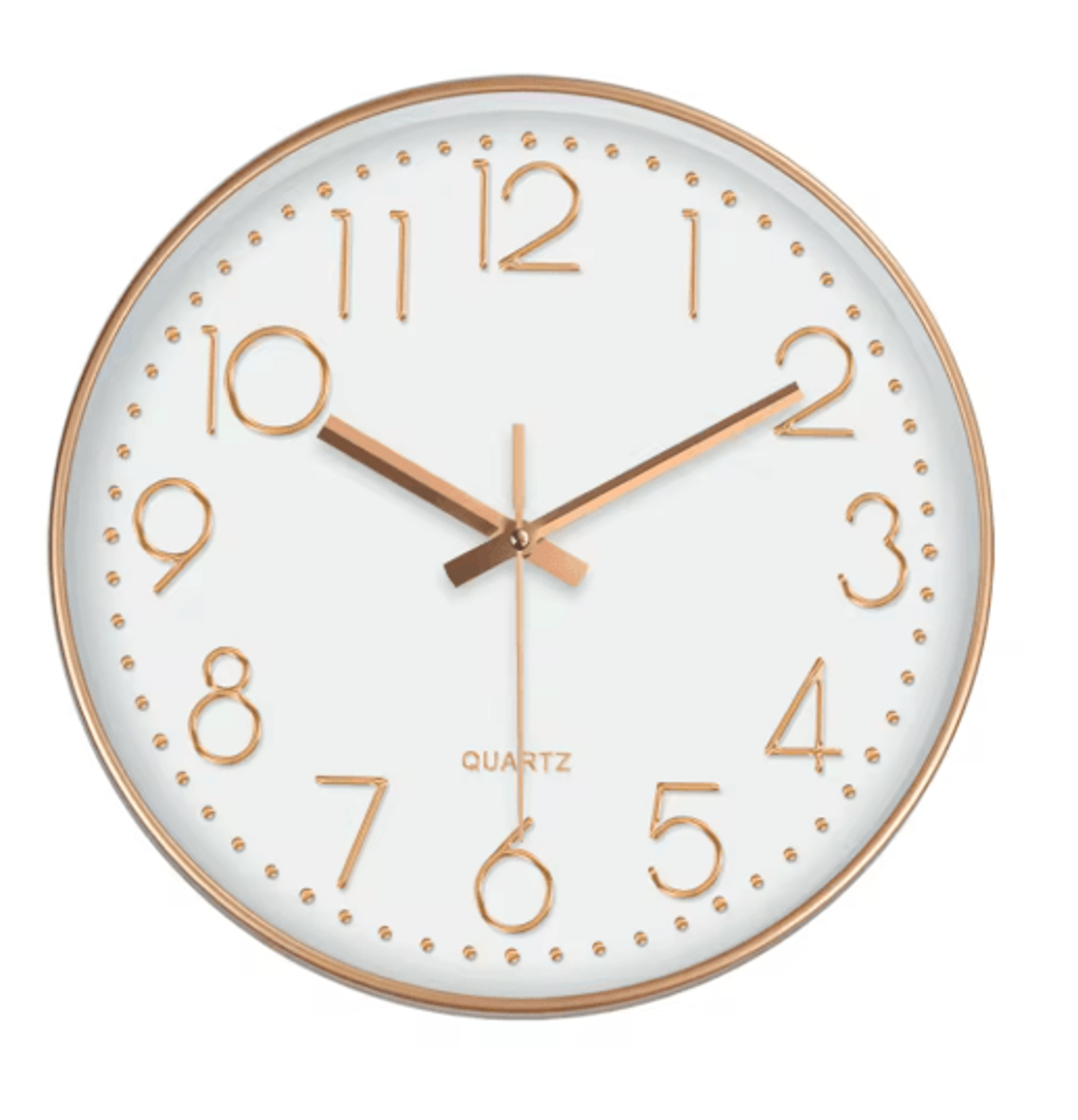 Minimalist 3D Quartz Wall Clock Silent Modern Digital Style For Living Room  Office 4