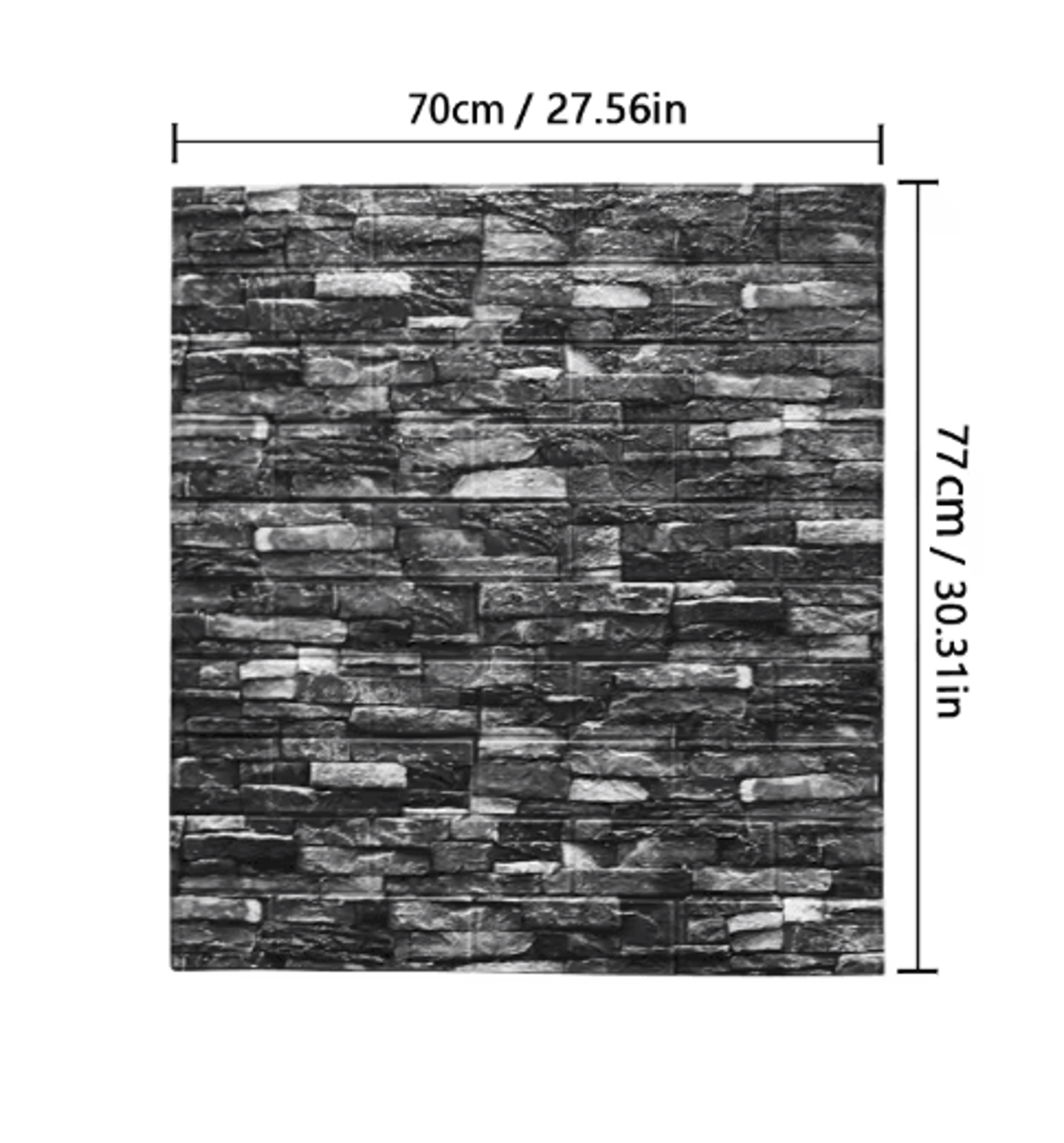 3D Brick Wall Sticker Panels Waterproof SelfAdhesive DIY Wallpaper For Home Decor 1
