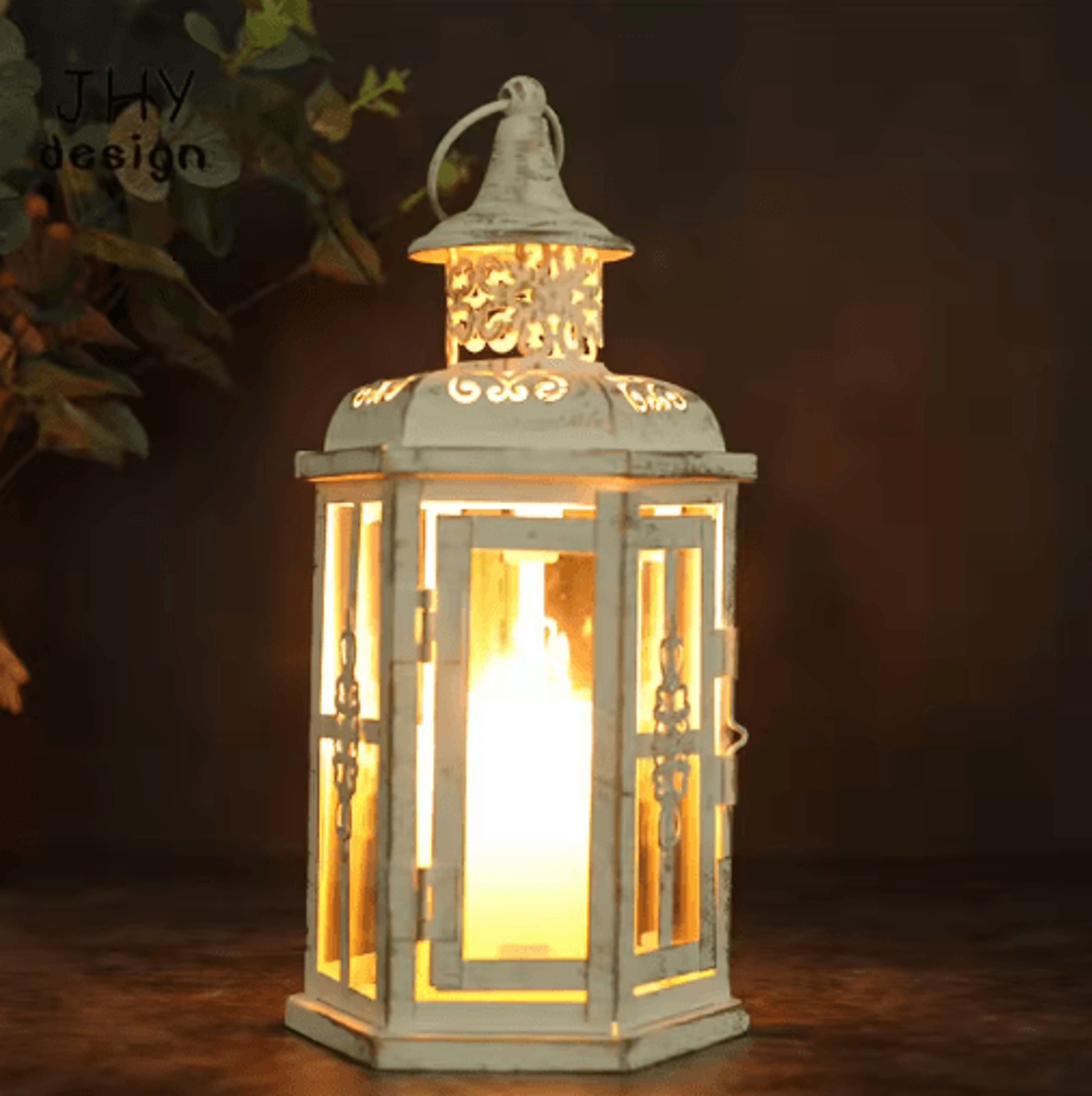 Vintage Hanging Candle Lantern 11 Metal Decorative Lantern For Indoor  Outdoor Decor 0