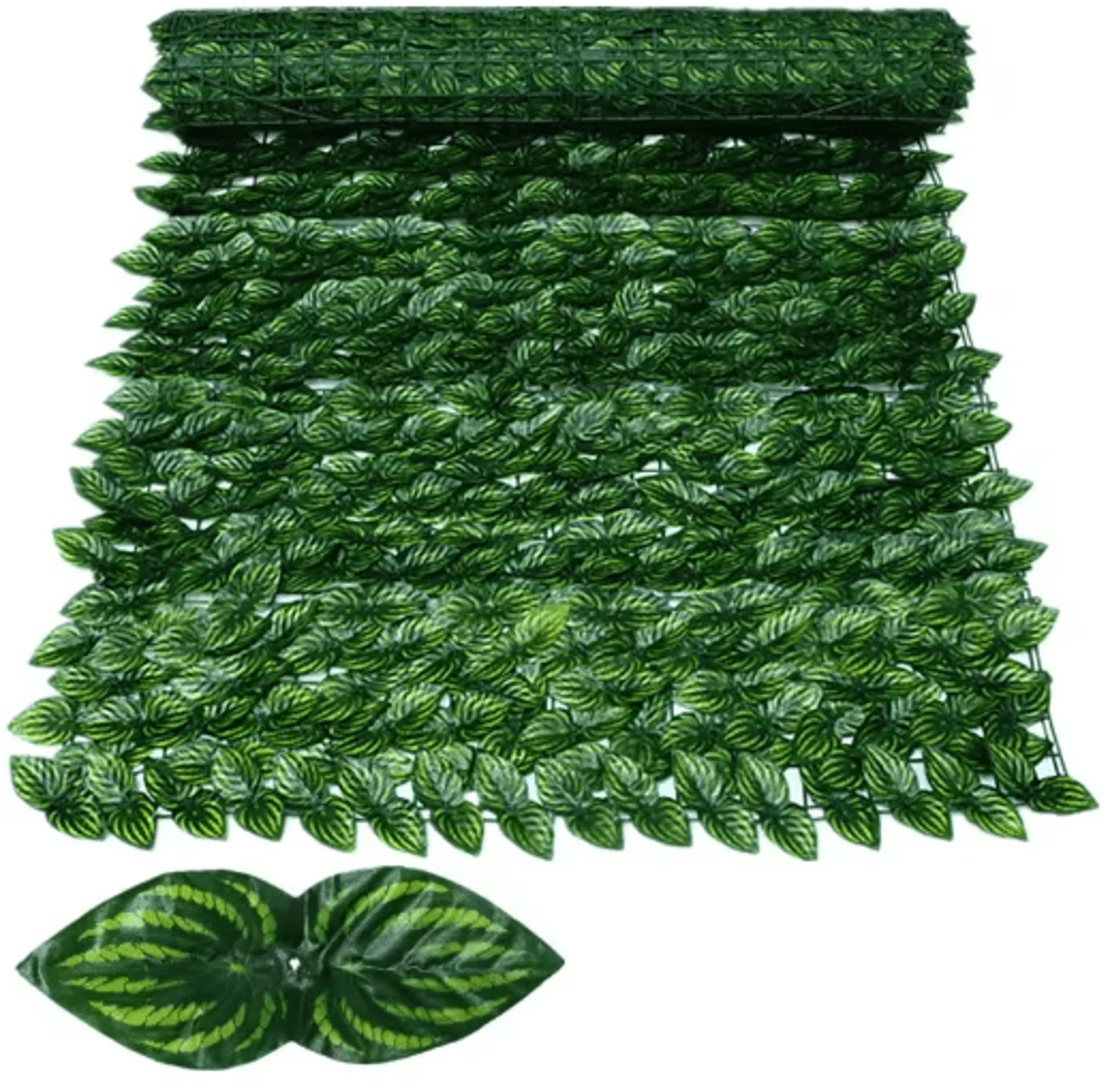 Artificial Ivy Privacy Fence 50 By 500 Cm Balcony  Garden Leaf Screen Decor 4