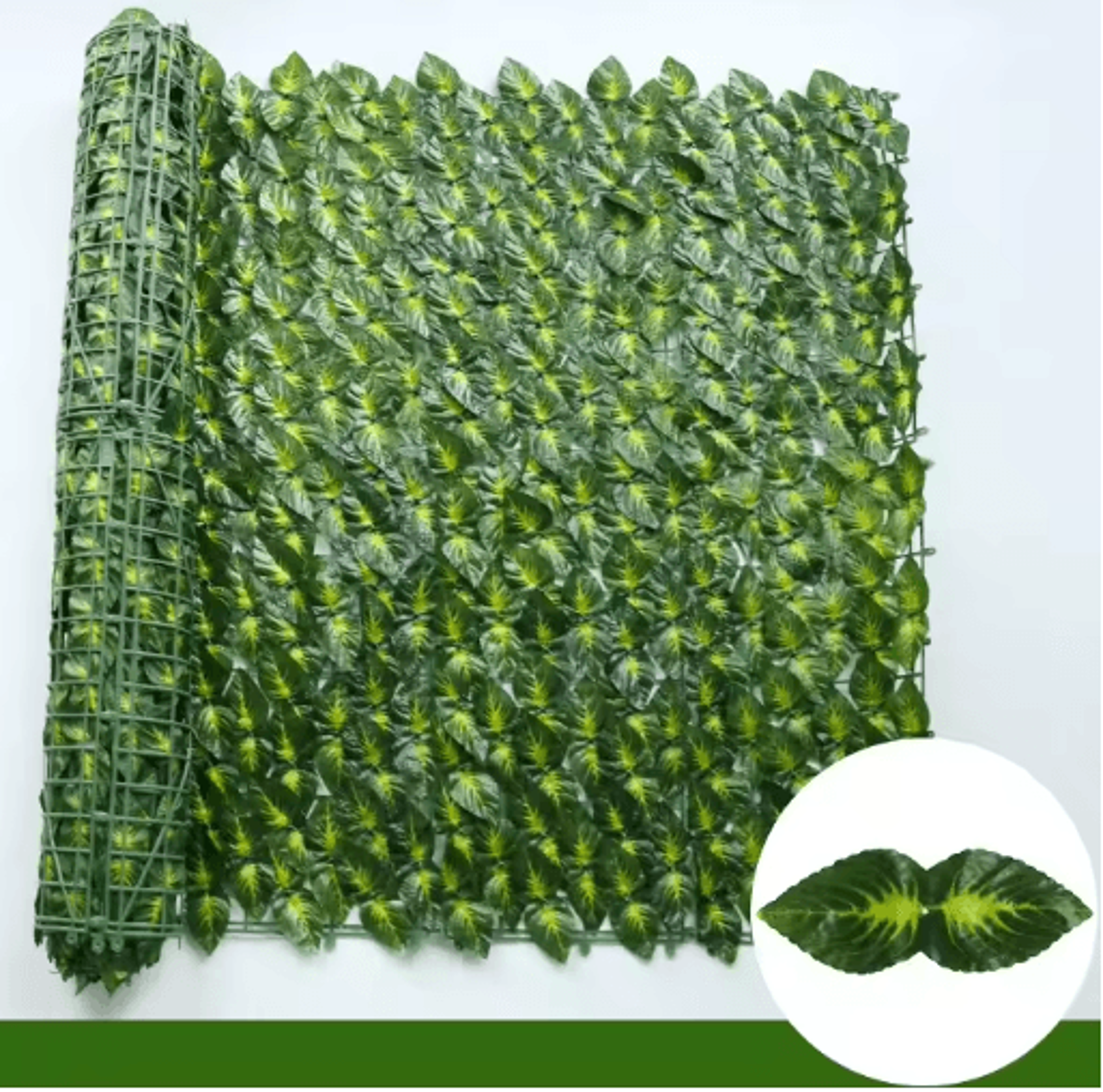 Artificial Ivy Privacy Fence 50 By 500 Cm Balcony  Garden Leaf Screen Decor 13