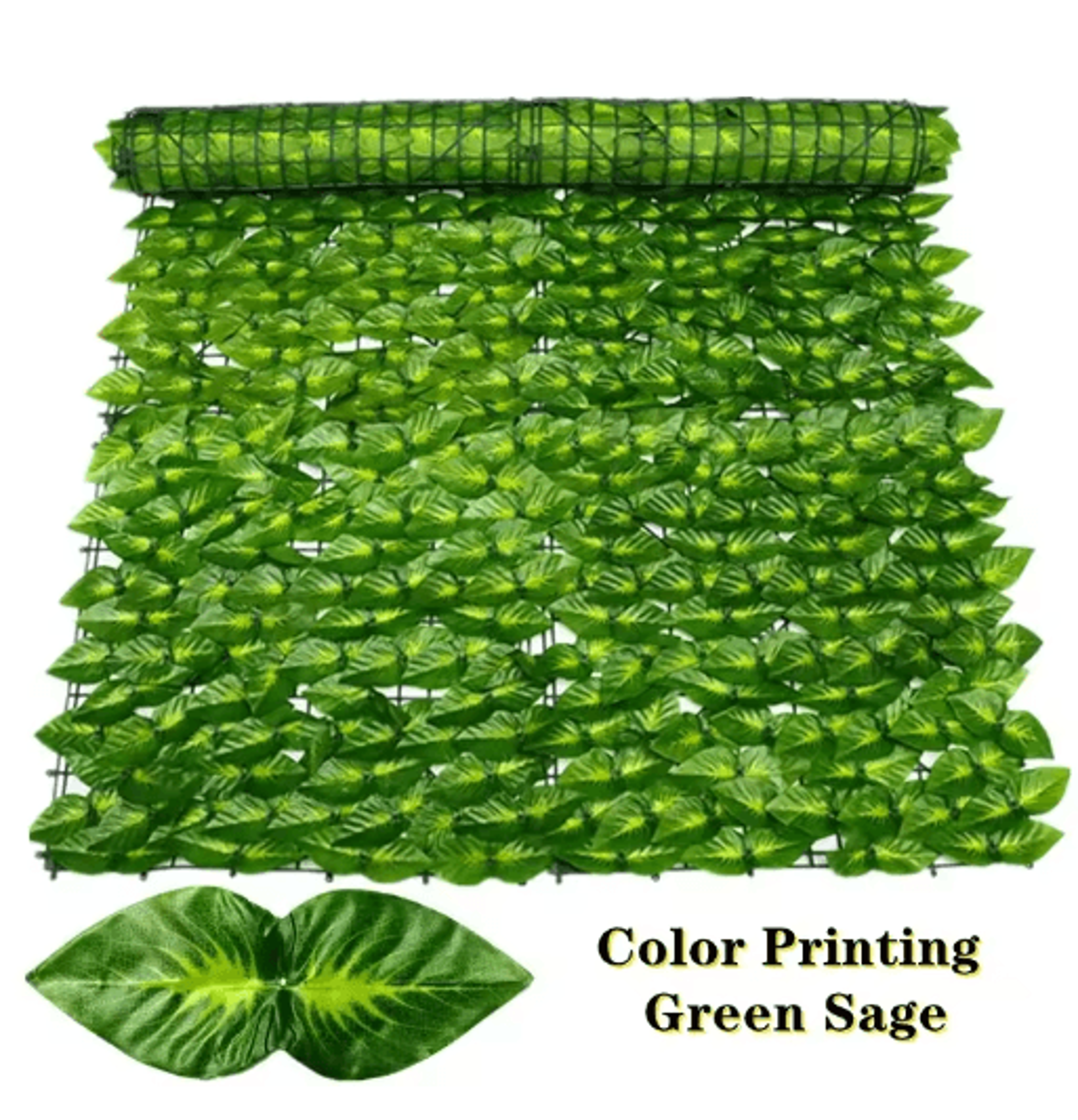 Artificial Ivy Hedge Fence Panel Faux Leaf Privacy Screen For Balcony  Garden 2