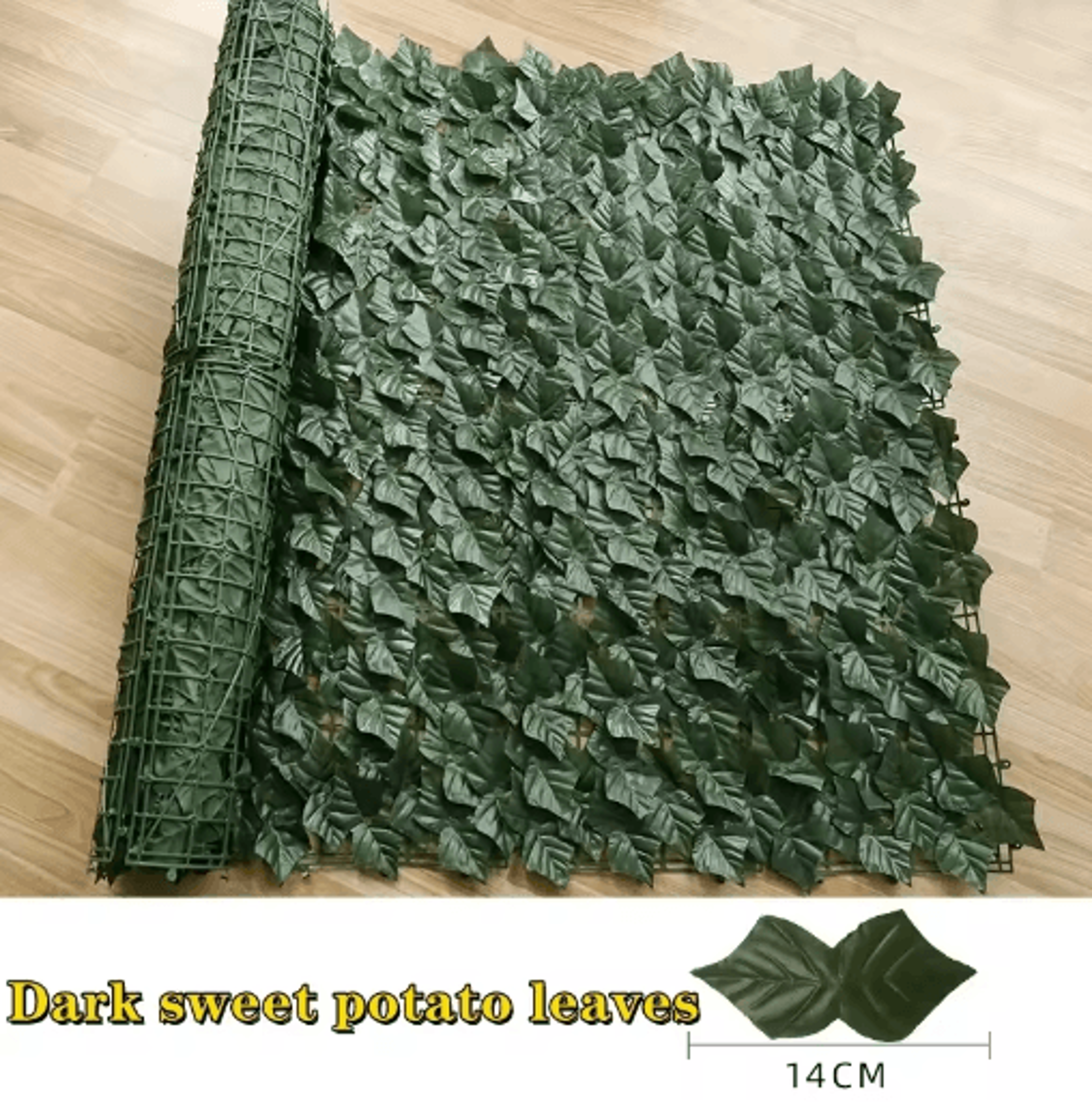 Artificial Ivy Hedge Fence Panel Faux Leaf Privacy Screen For Balcony  Garden 7