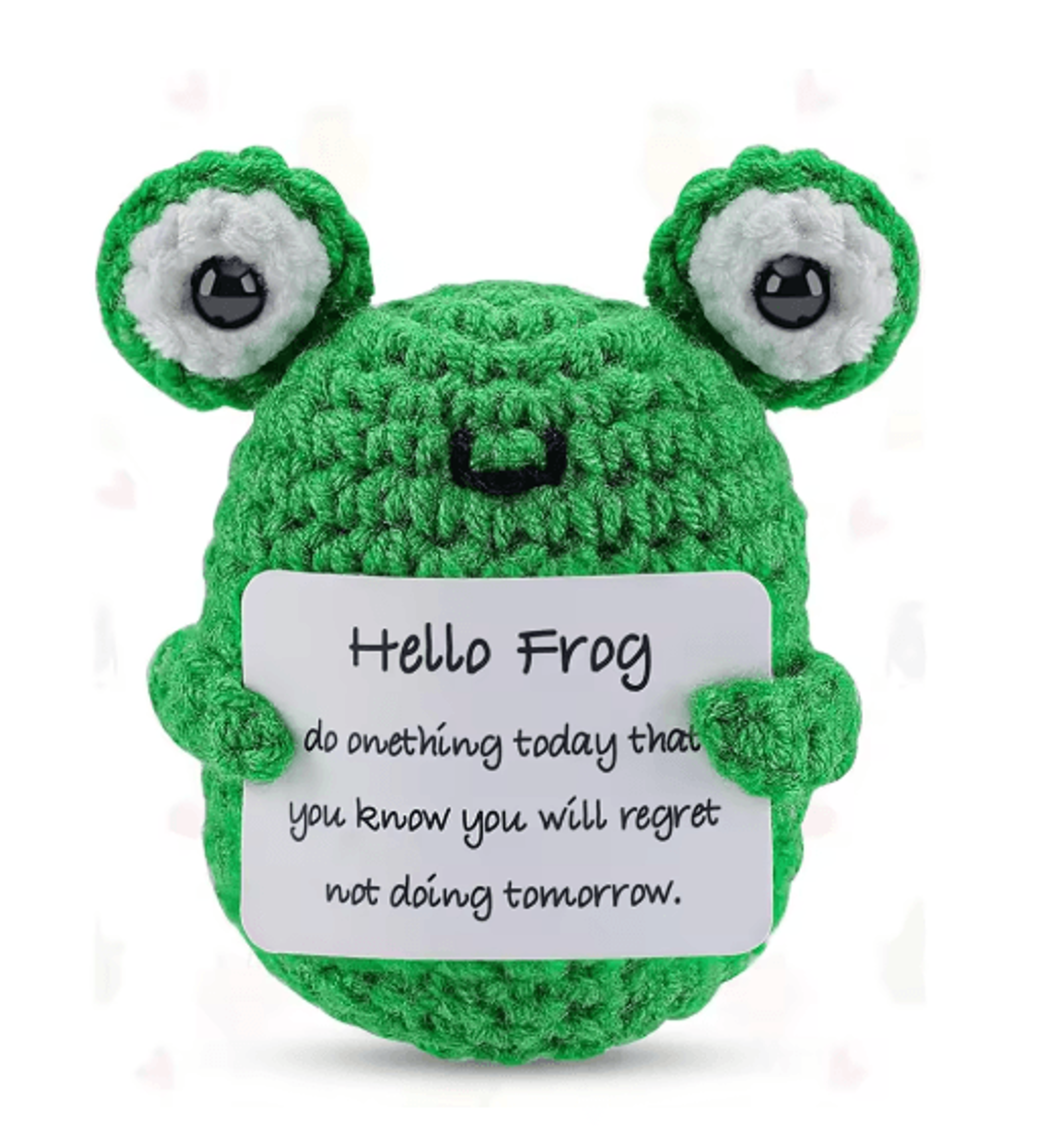 Handmade Crochet Plush Toy Cute Emotional Support Desk Decor Gift 2