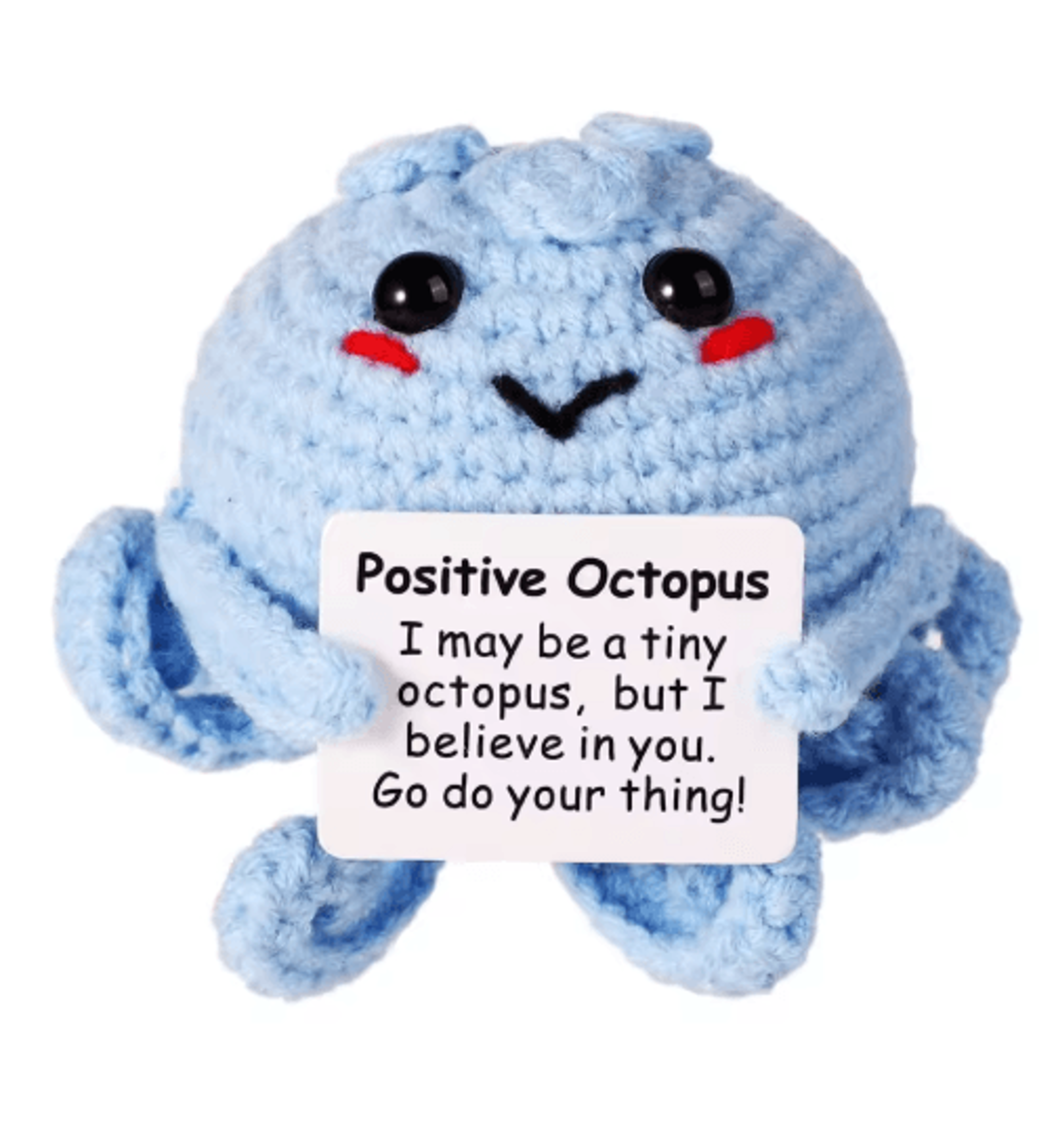 Handmade Crochet Plush Toy Cute Emotional Support Desk Decor Gift 3