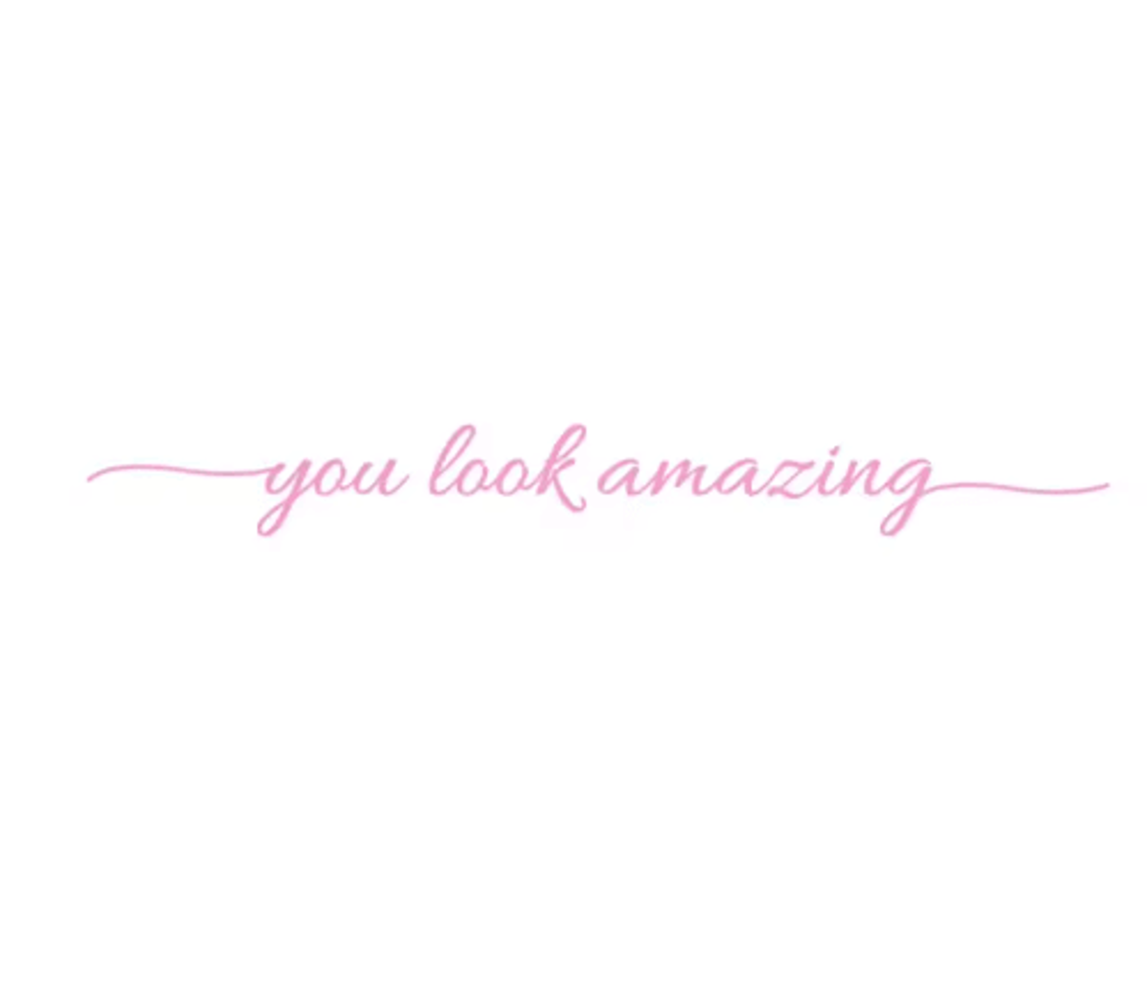You Look Amazing Mirror Decal Inspirational Vinyl Wall Sticker For Bathroom  Bedroom 1