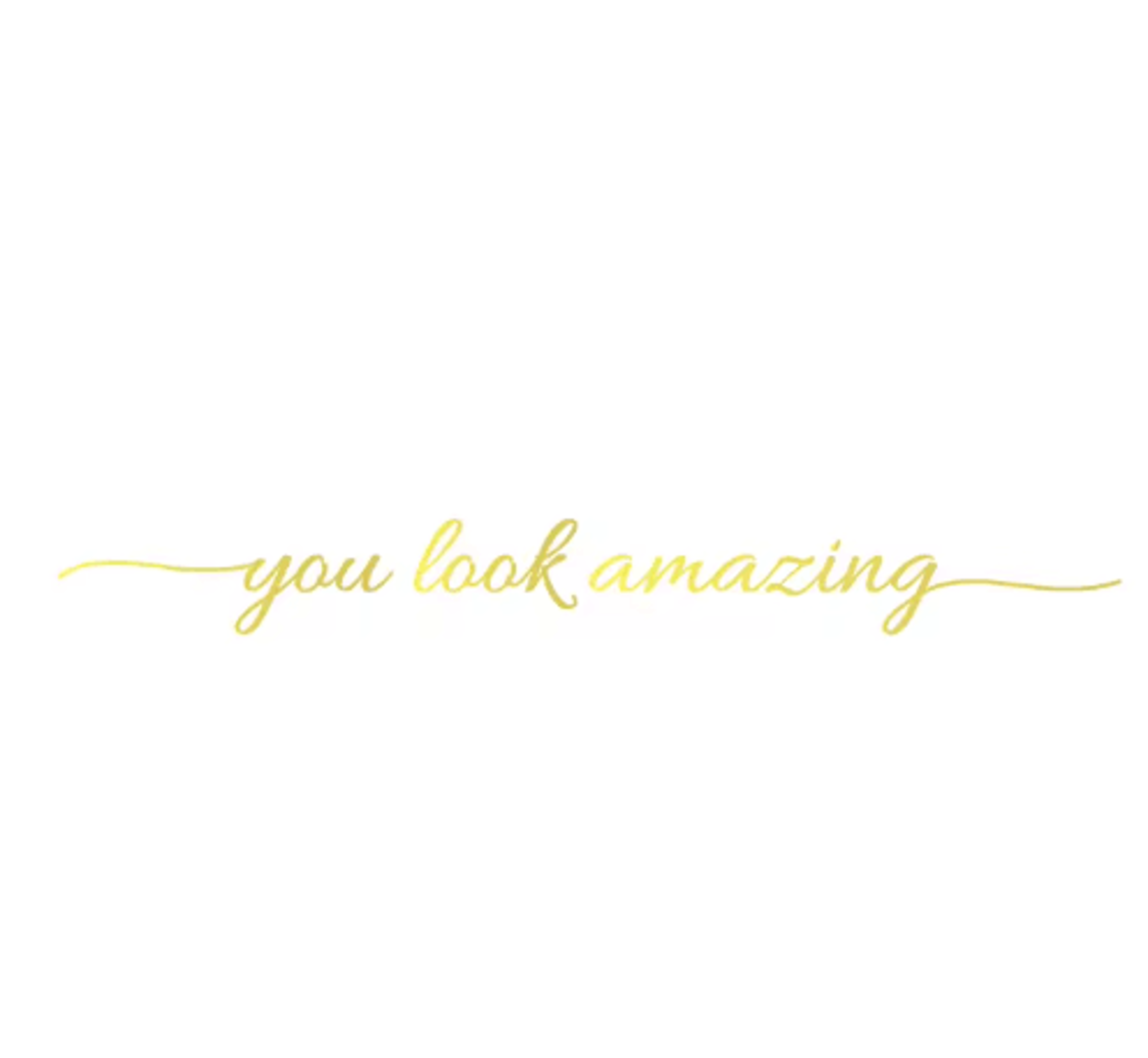 You Look Amazing Mirror Decal Inspirational Vinyl Wall Sticker For Bathroom  Bedroom 10