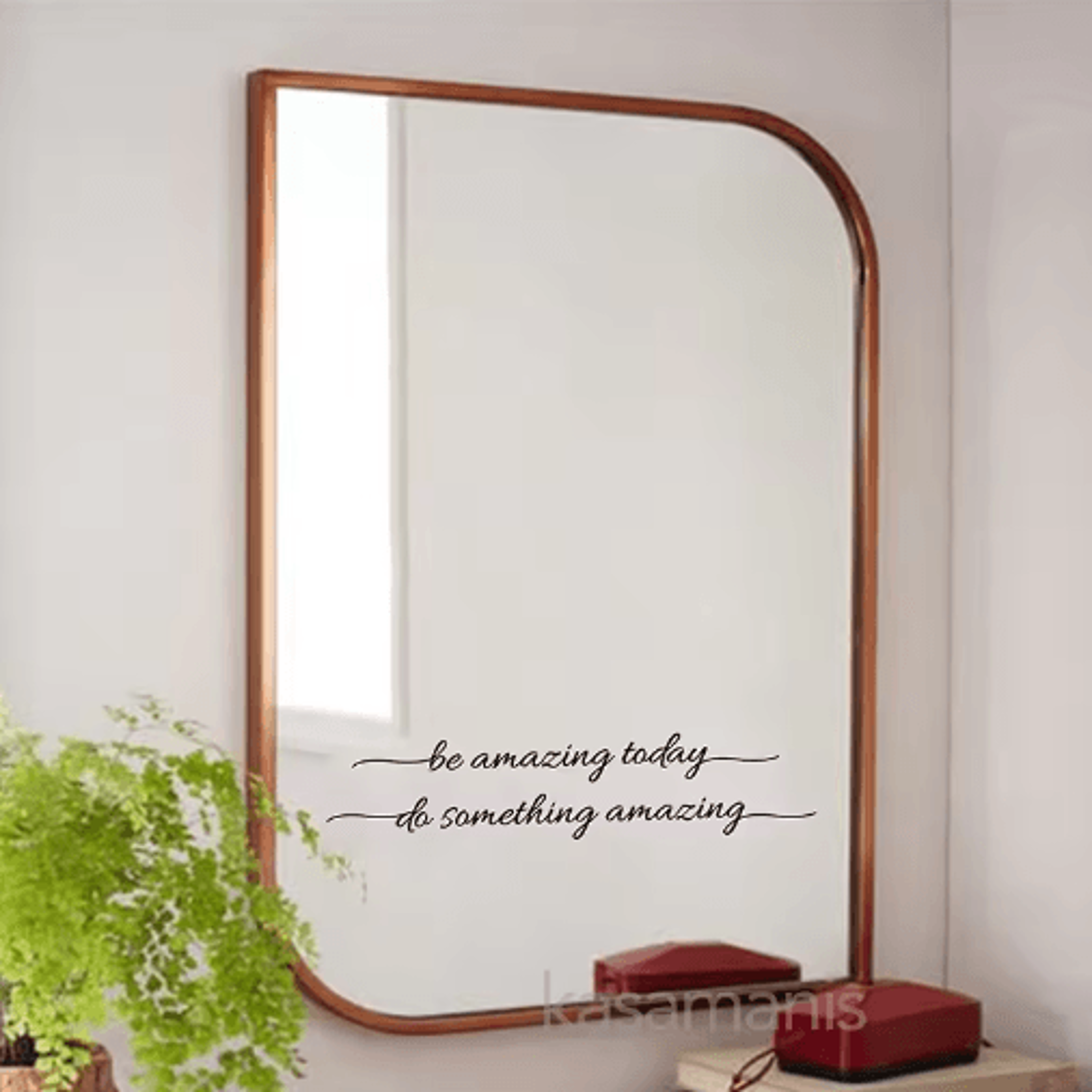 You Look Amazing Mirror Decal Inspirational Vinyl Wall Sticker For Bathroom  Bedroom 18