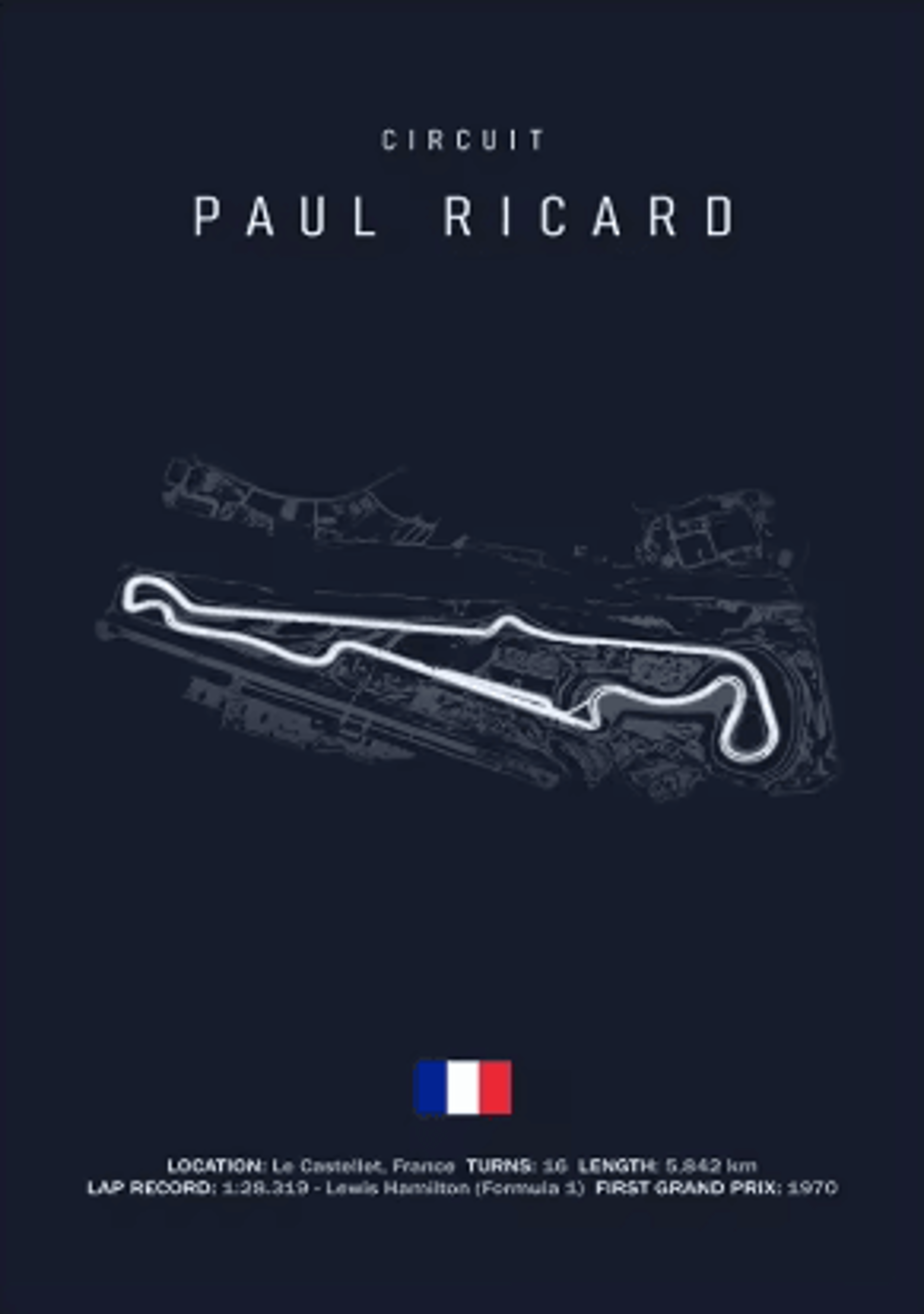 F1 Circuit Wall Art Set Nurburgring Monza  Silverstone Race Track Canvas Prints 13