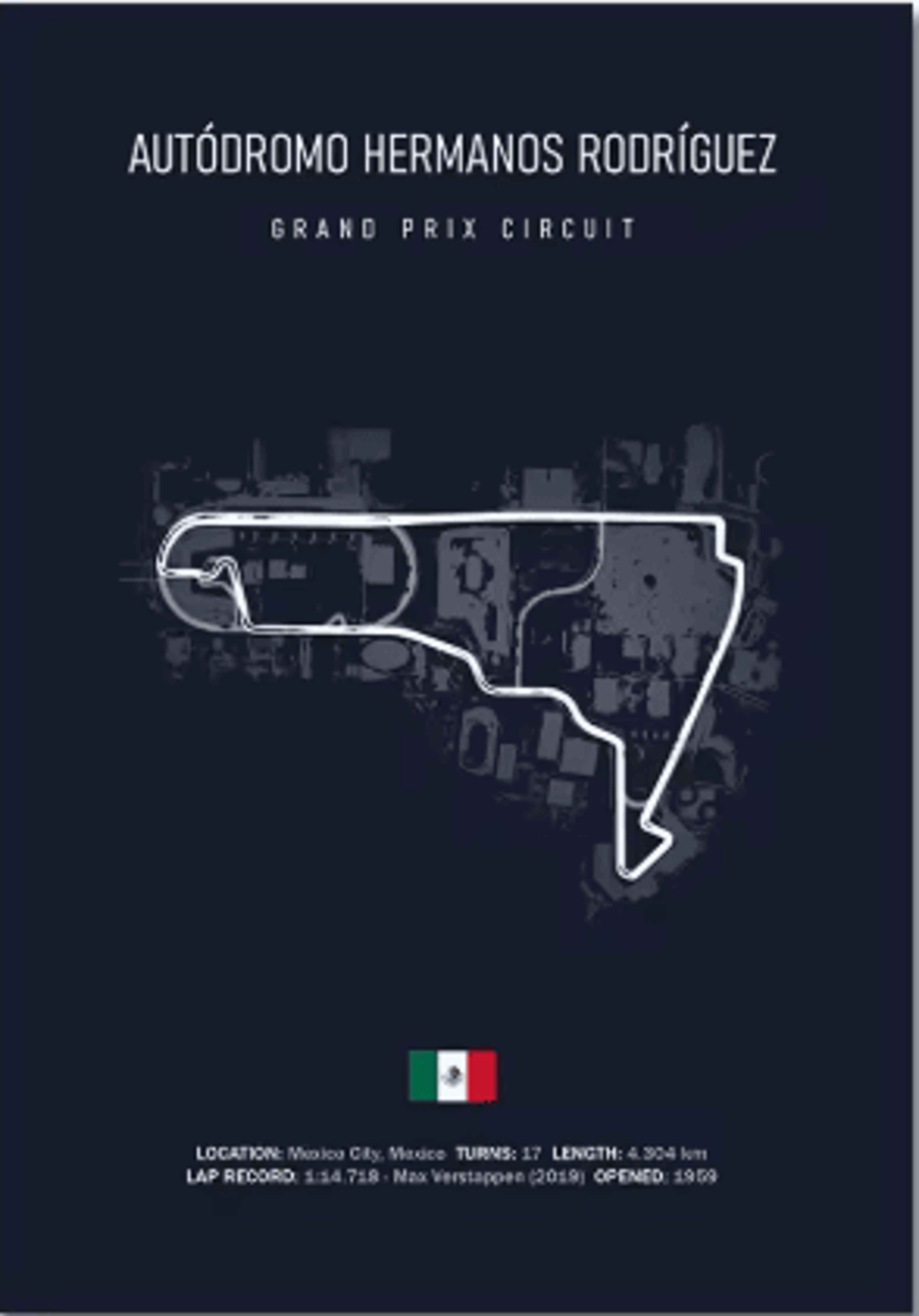 F1 Circuit Wall Art Set Nurburgring Monza  Silverstone Race Track Canvas Prints 15