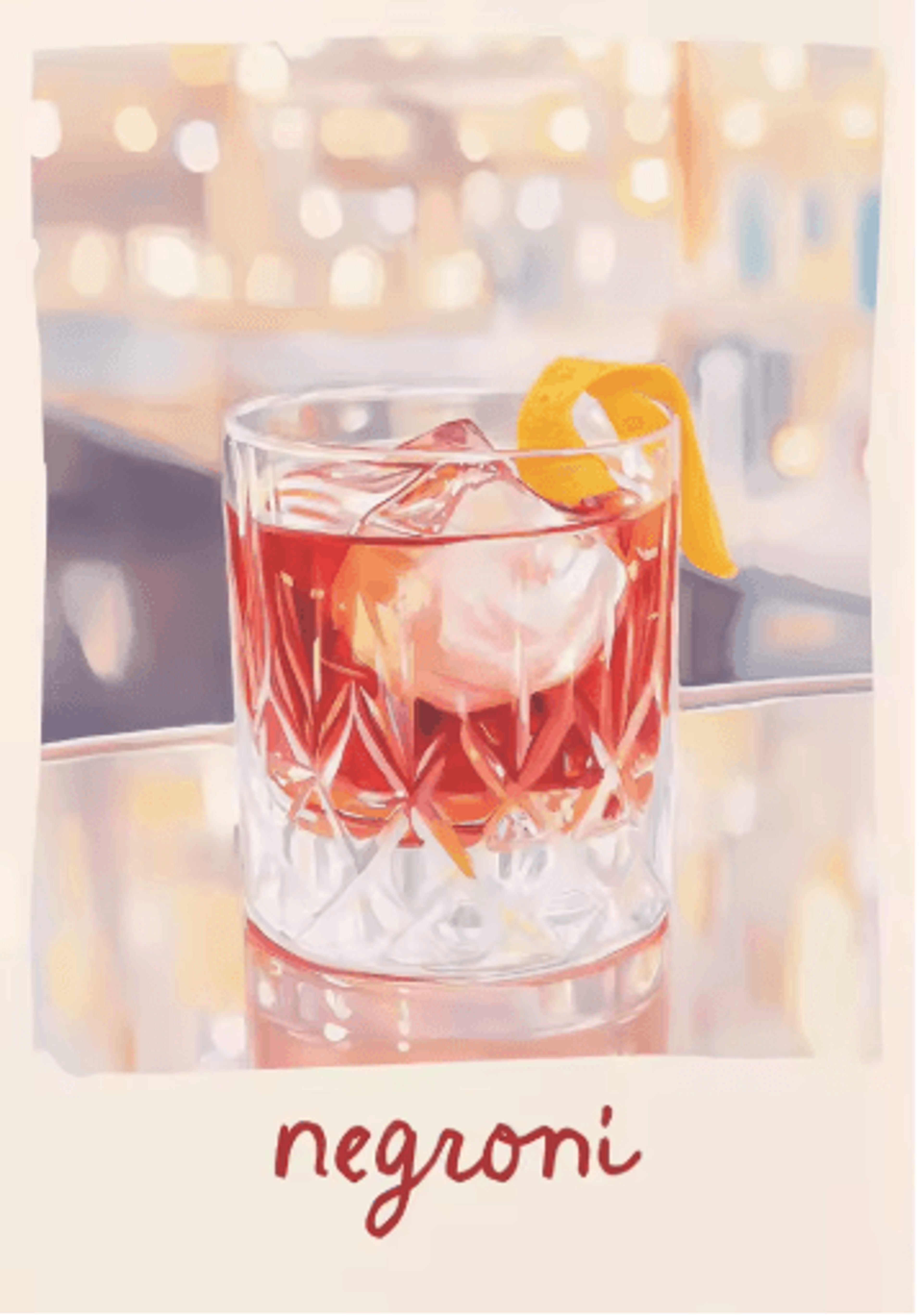 Aperol Spritz  Pizza Cocktail Kitchen Wall Art Italian Food Canvas Poster 3