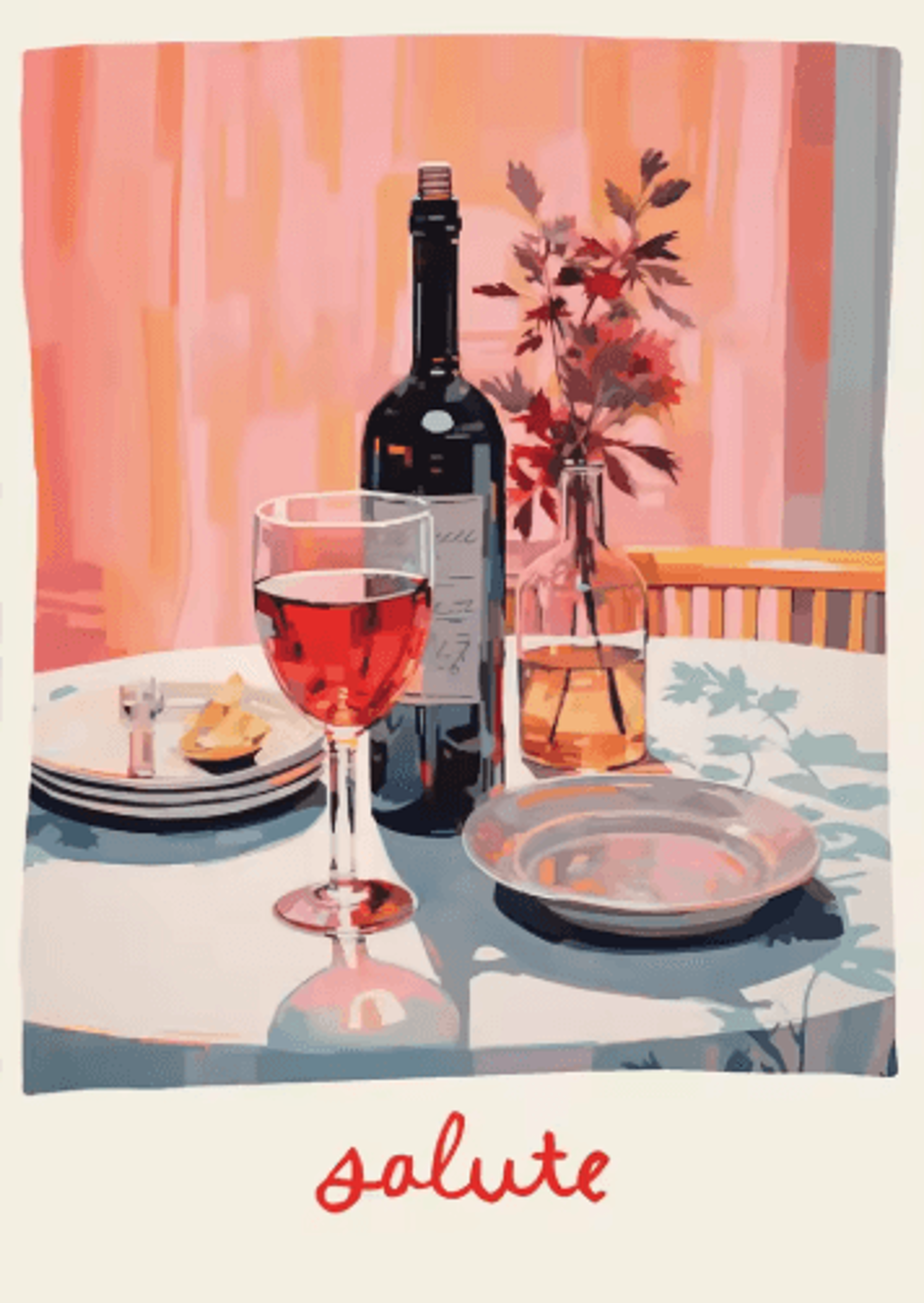Aperol Spritz  Pizza Cocktail Kitchen Wall Art Italian Food Canvas Poster 26