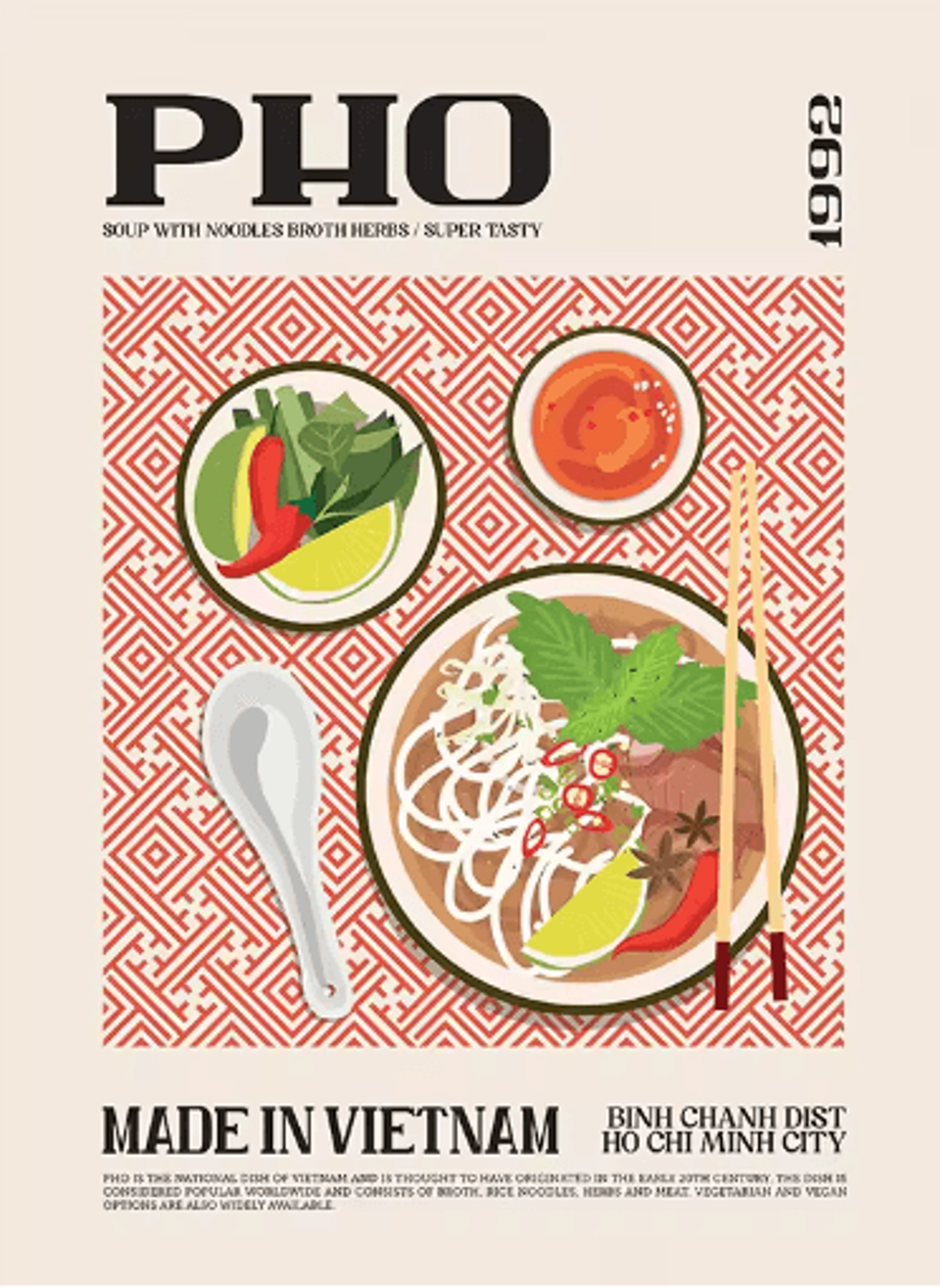 Delicious Food Wall Art Canvas World Cuisine Kitchen Poster With Ravioli Ramen  Coffee 5