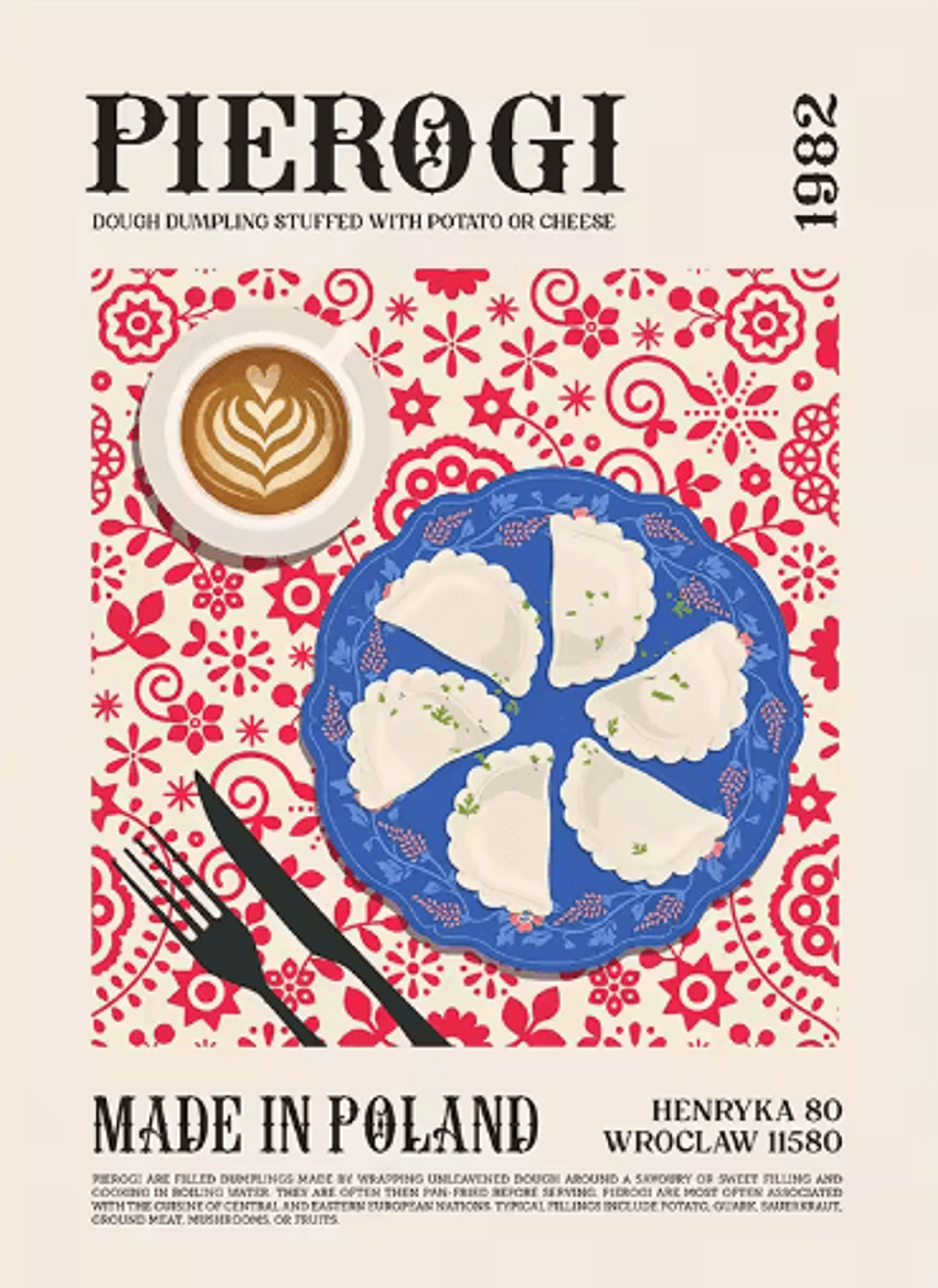 Delicious Food Wall Art Canvas World Cuisine Kitchen Poster With Ravioli Ramen  Coffee 7