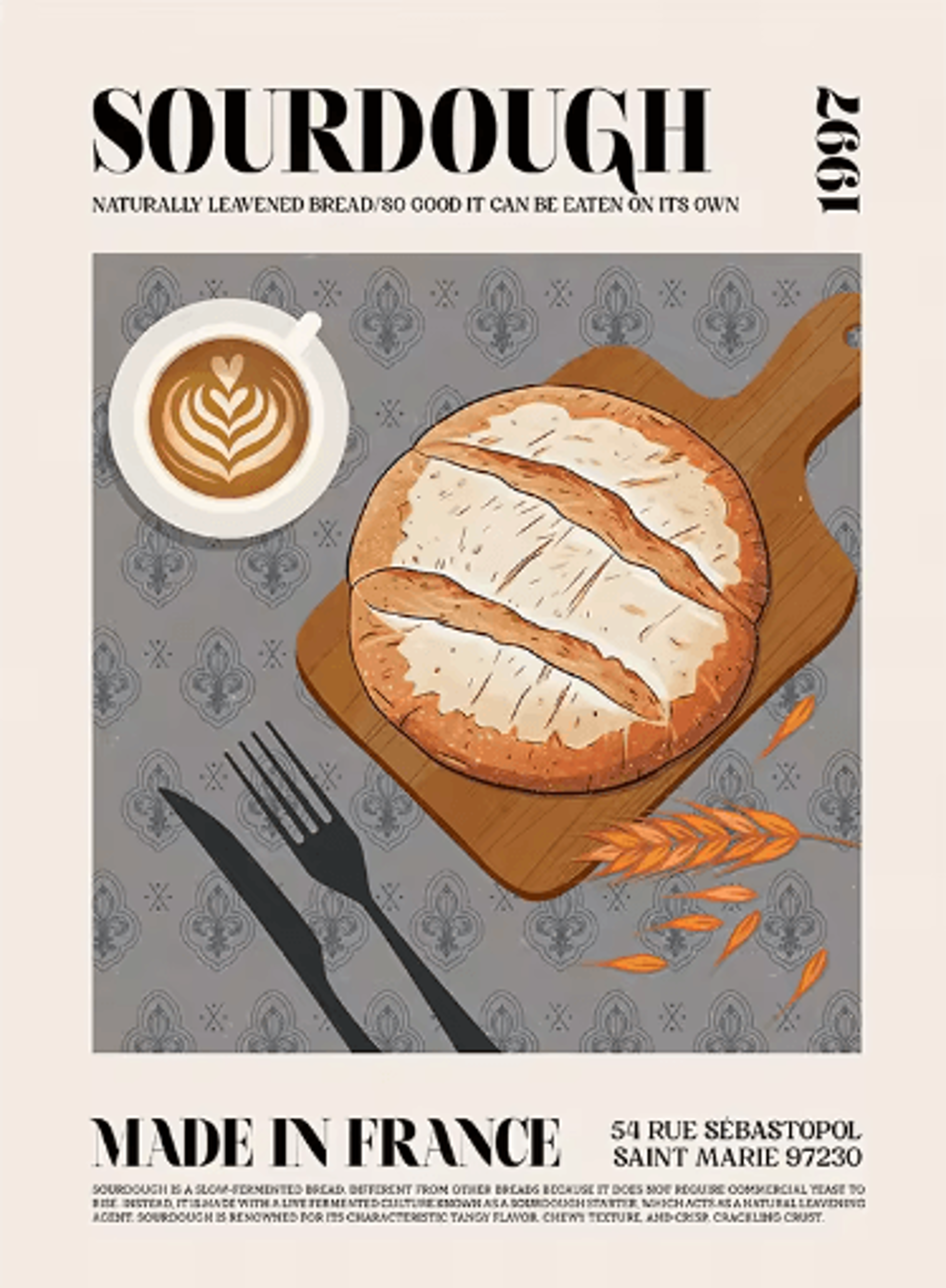 Delicious Food Wall Art Canvas World Cuisine Kitchen Poster With Ravioli Ramen  Coffee 8