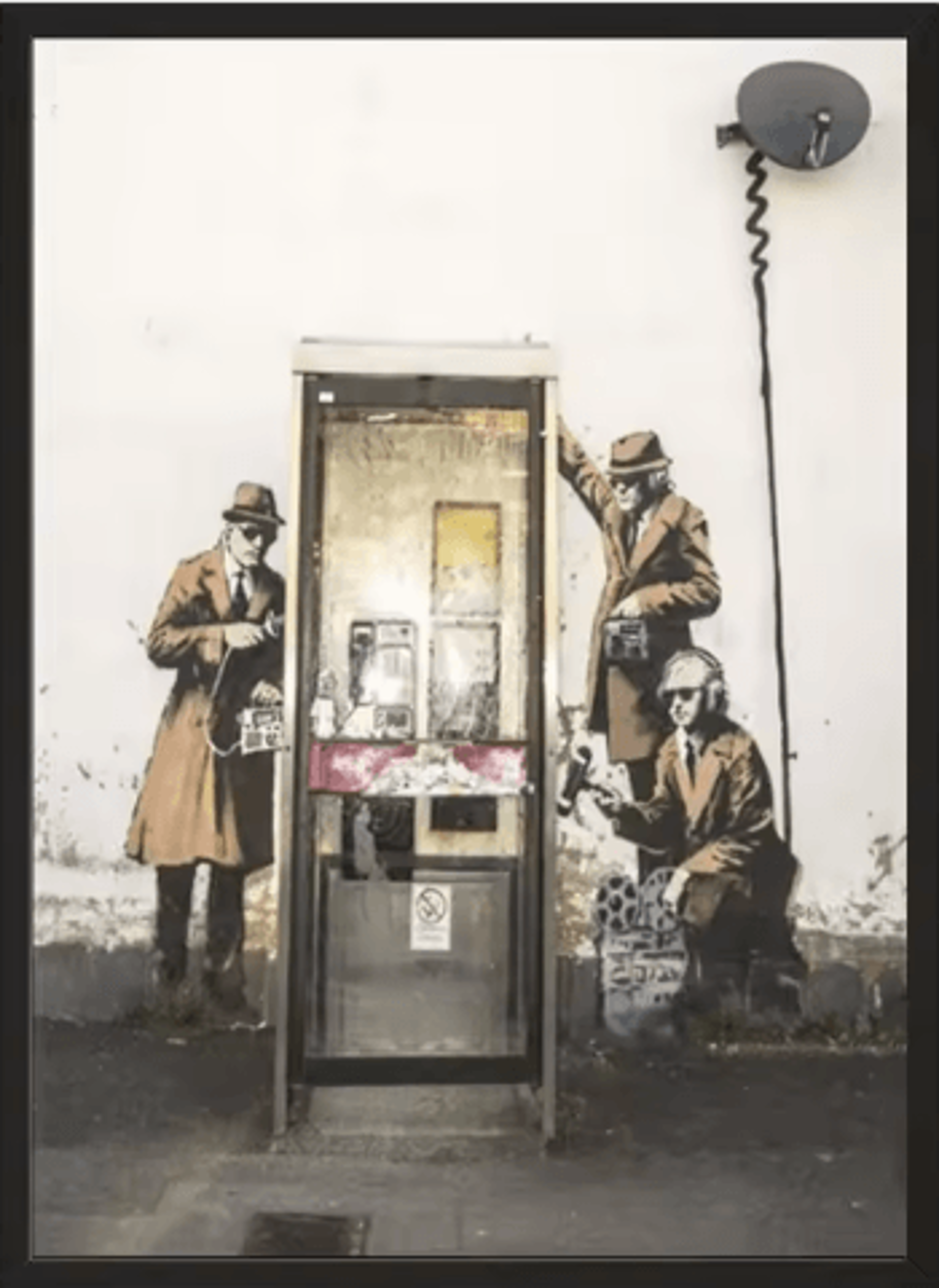Banksy Style Graffiti Canvas Print Modern Urban Street Art Wall Poster Frameless 21