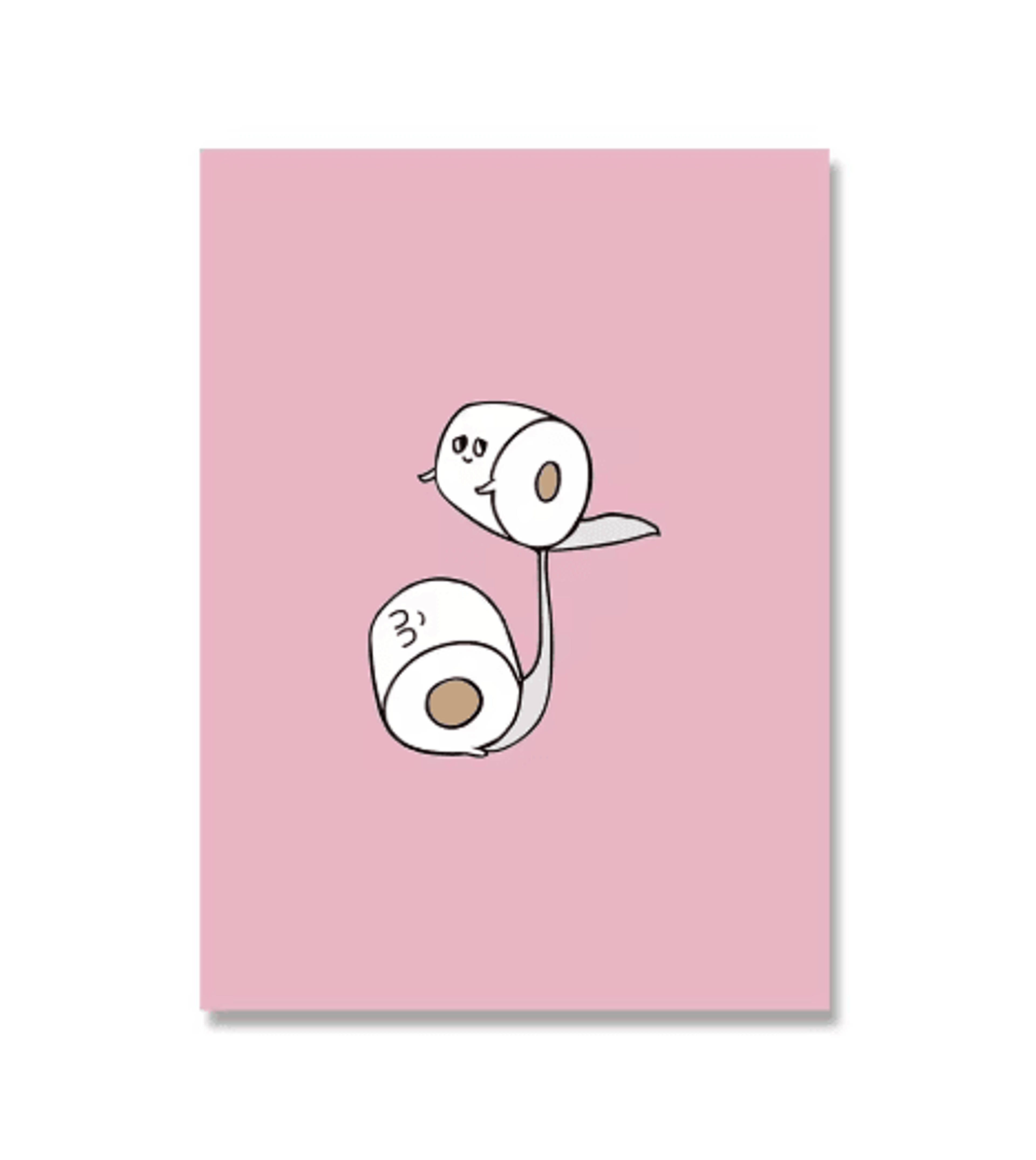 Funny Yoga Toilet Bathroom Wall Art Minimalist Quote Canvas Print 2