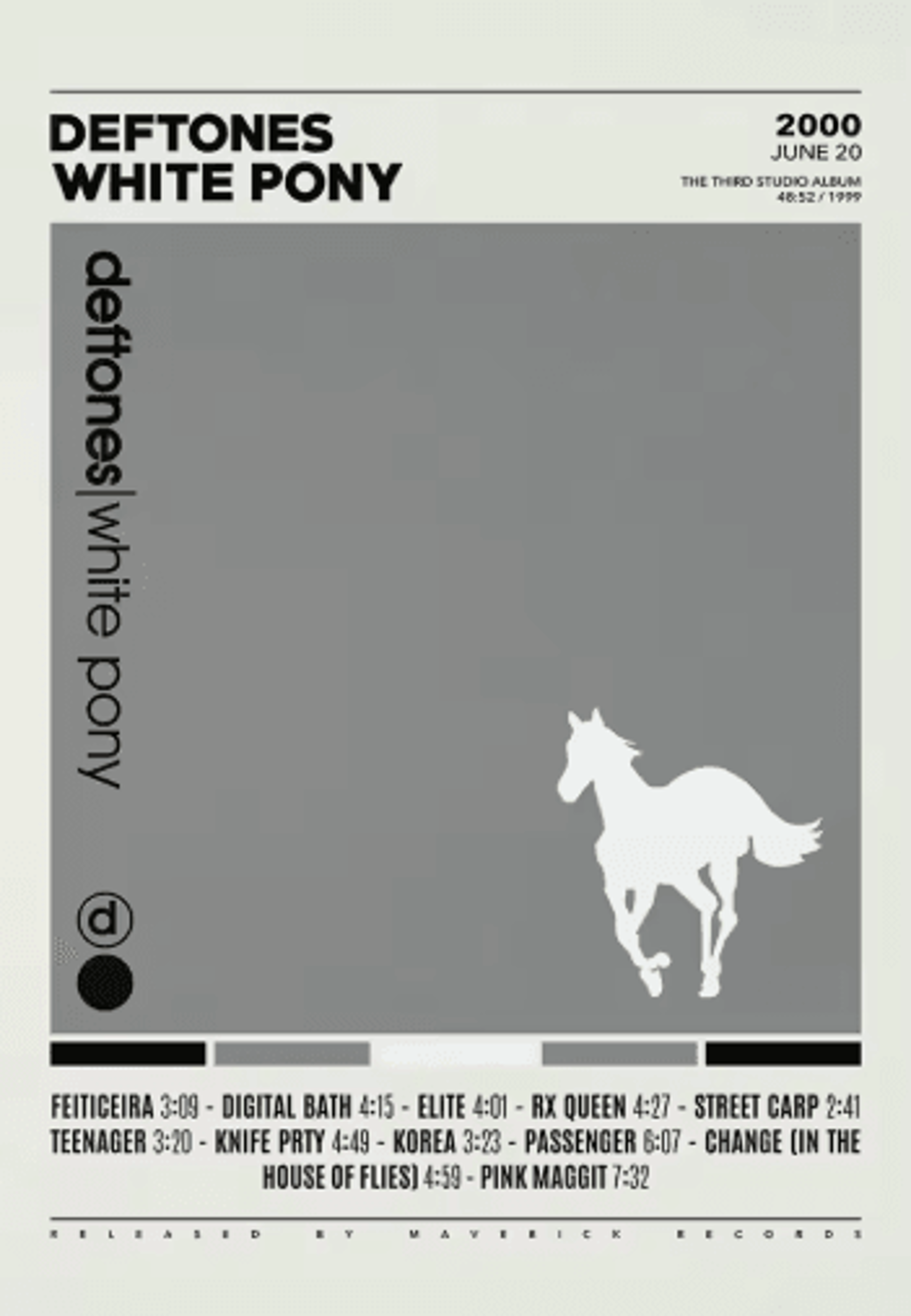 Deftones Album Cover Canvas Poster Rock Band Wall Art Decor 8