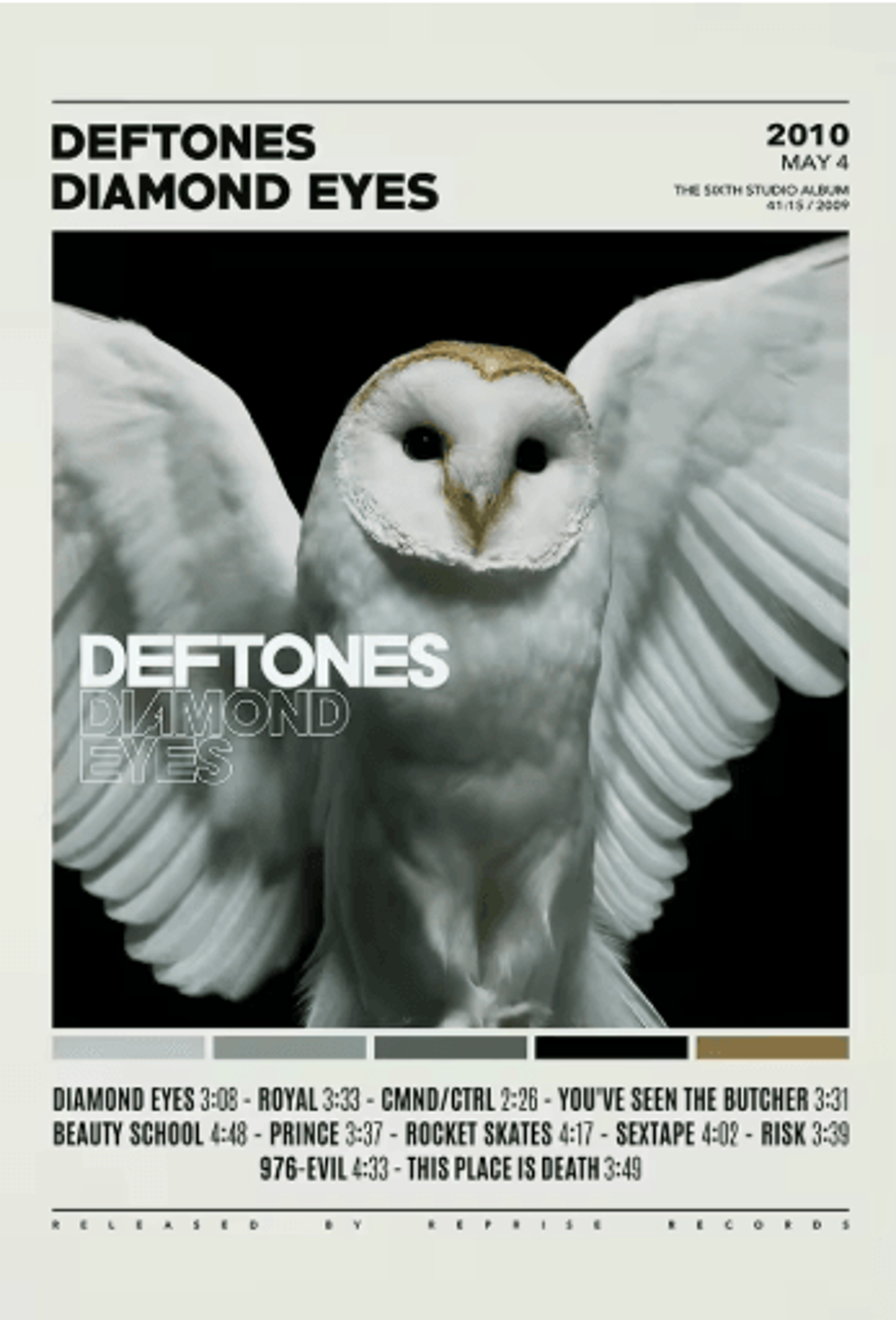 Deftones Album Cover Canvas Poster Rock Band Wall Art Decor 9