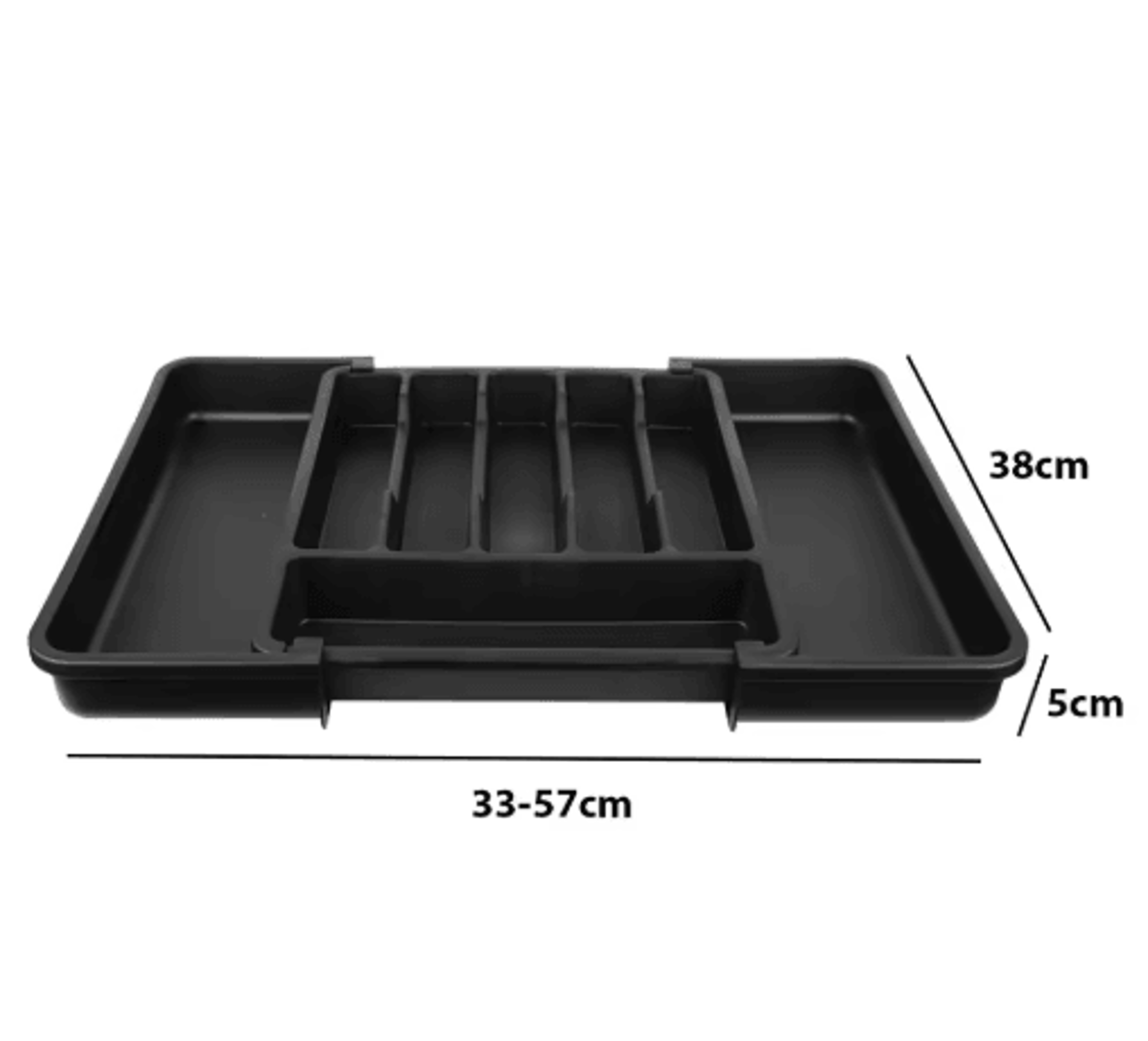 Expandable Kitchen Drawer Organizer  Adjustable Cutlery Storage Tray 1
