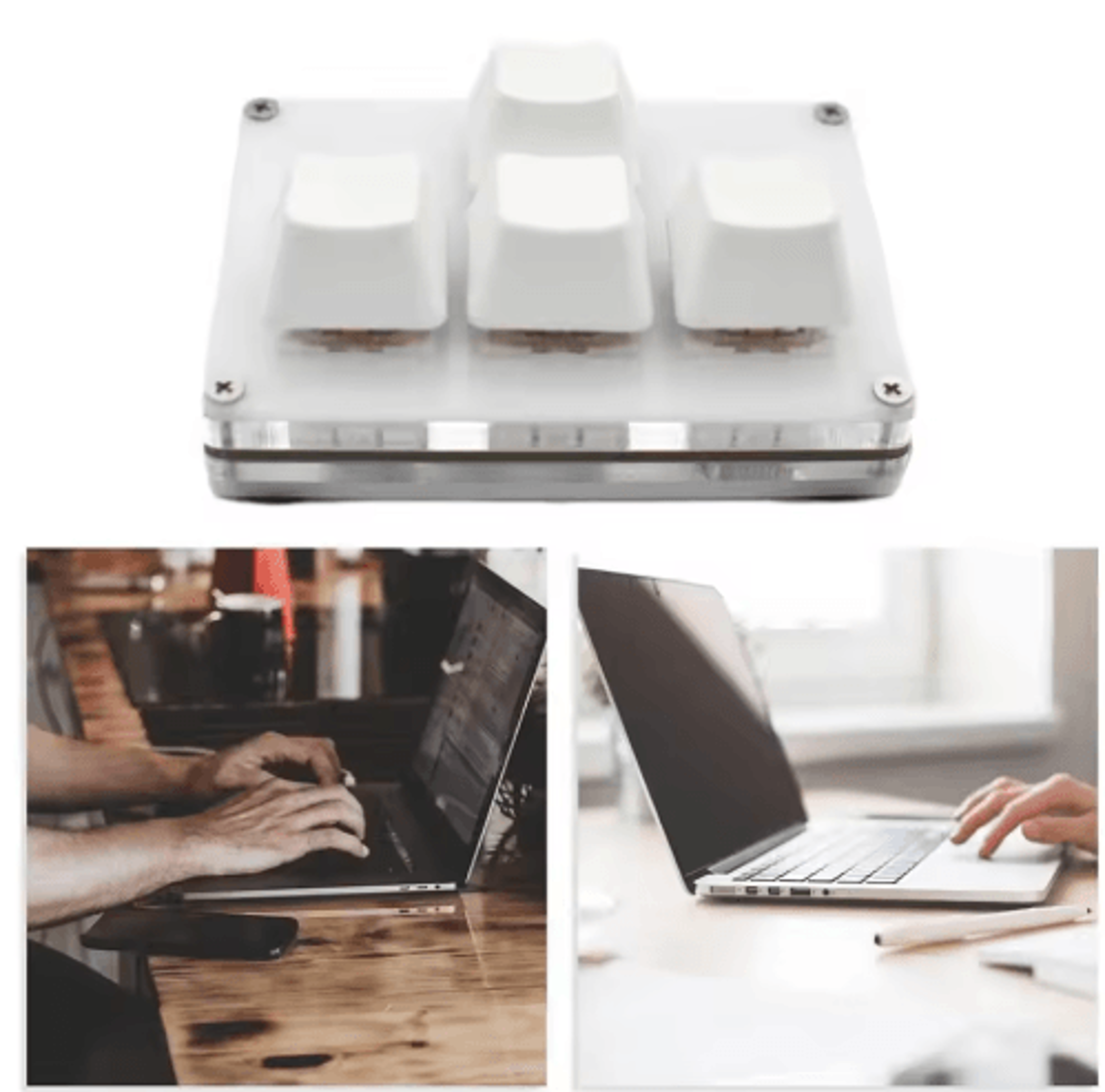 Mini 4Key Mechanical Shortcut Keypad With Direction Arrow Keys 5