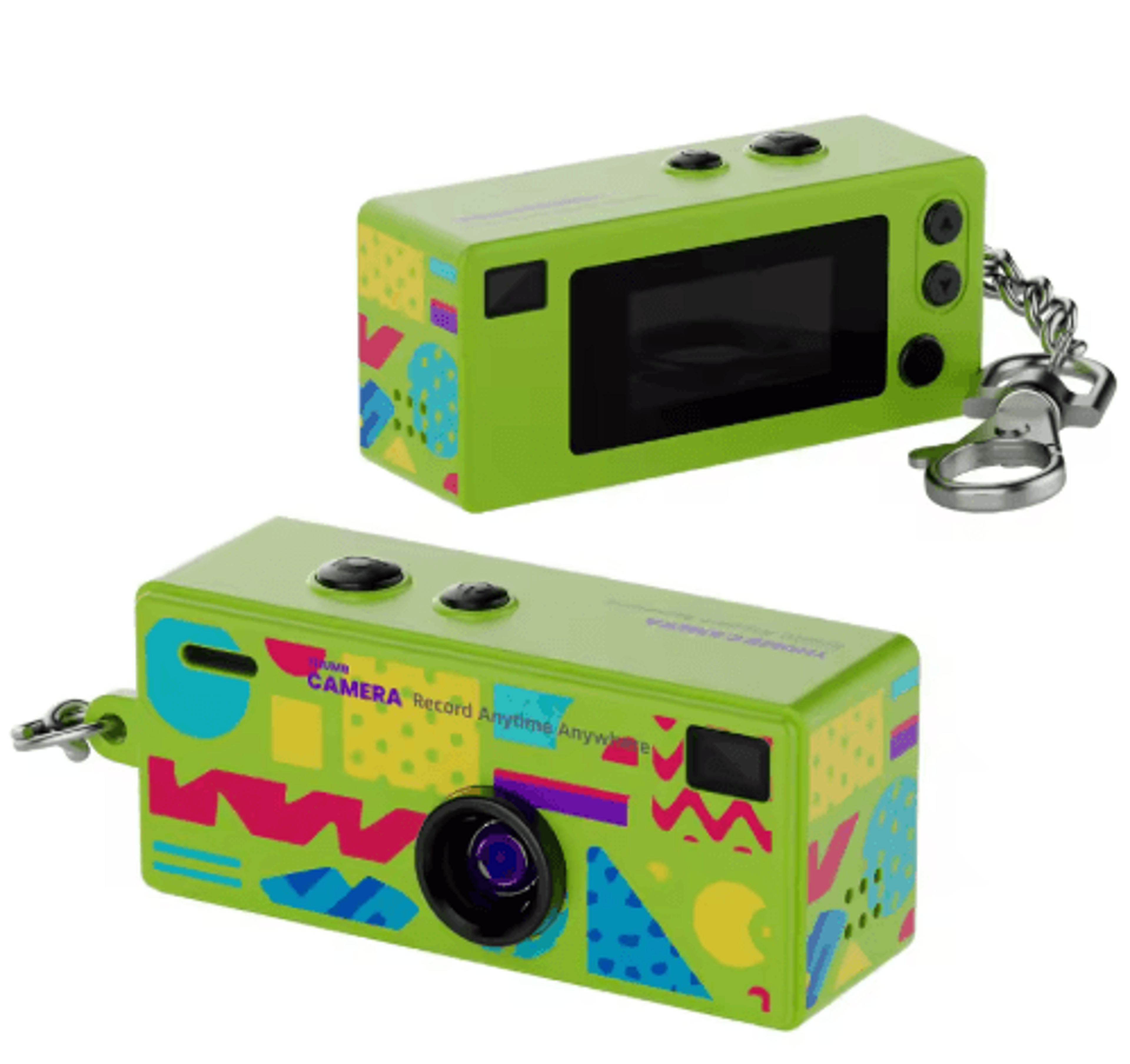 Retro 1984 Mini Thumb Camera Keychain  Portable CCD Digital Camera 2
