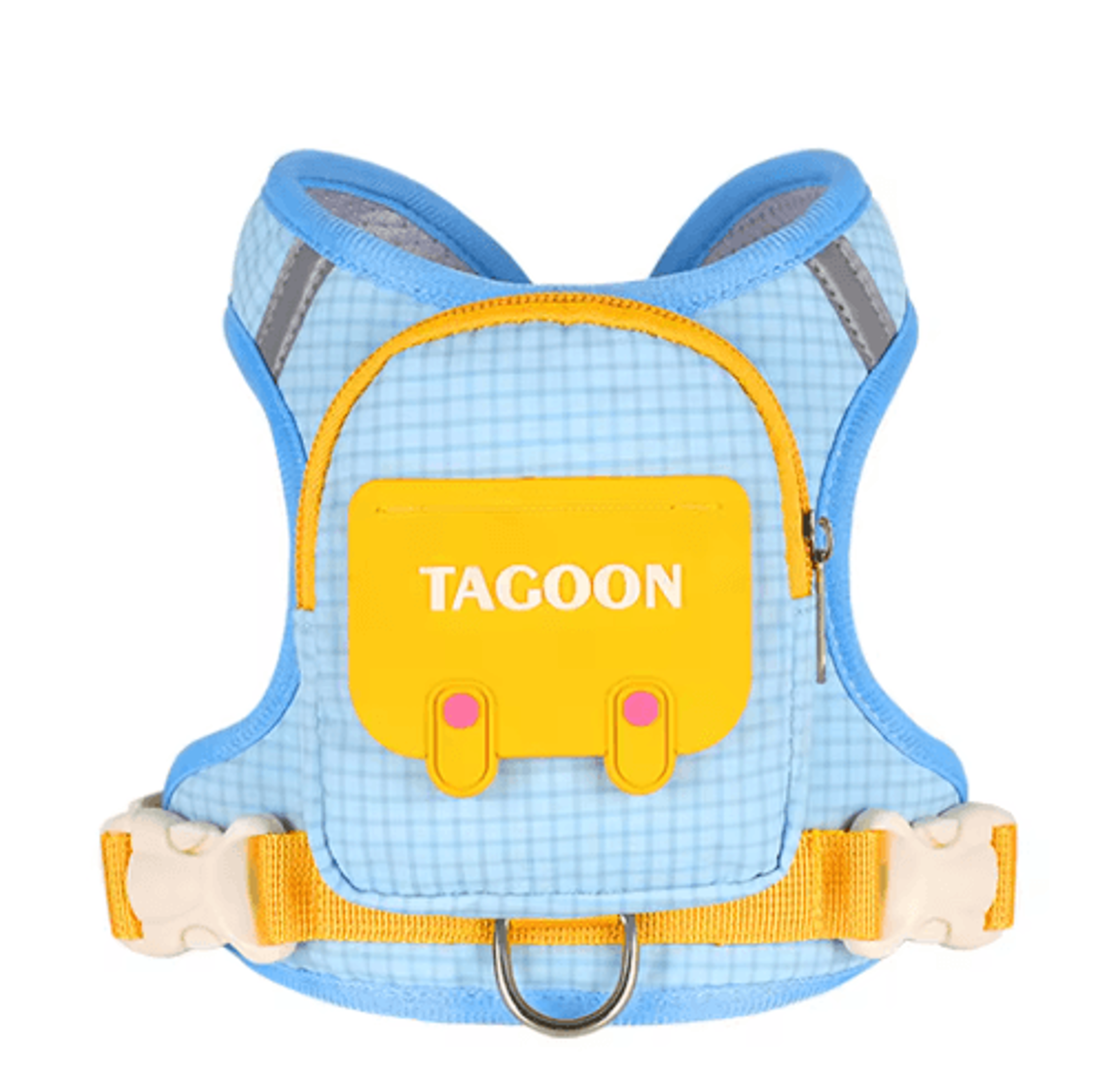 Adjustable Reflective Dog  Cat Harness With Leash And Backpack Set 6