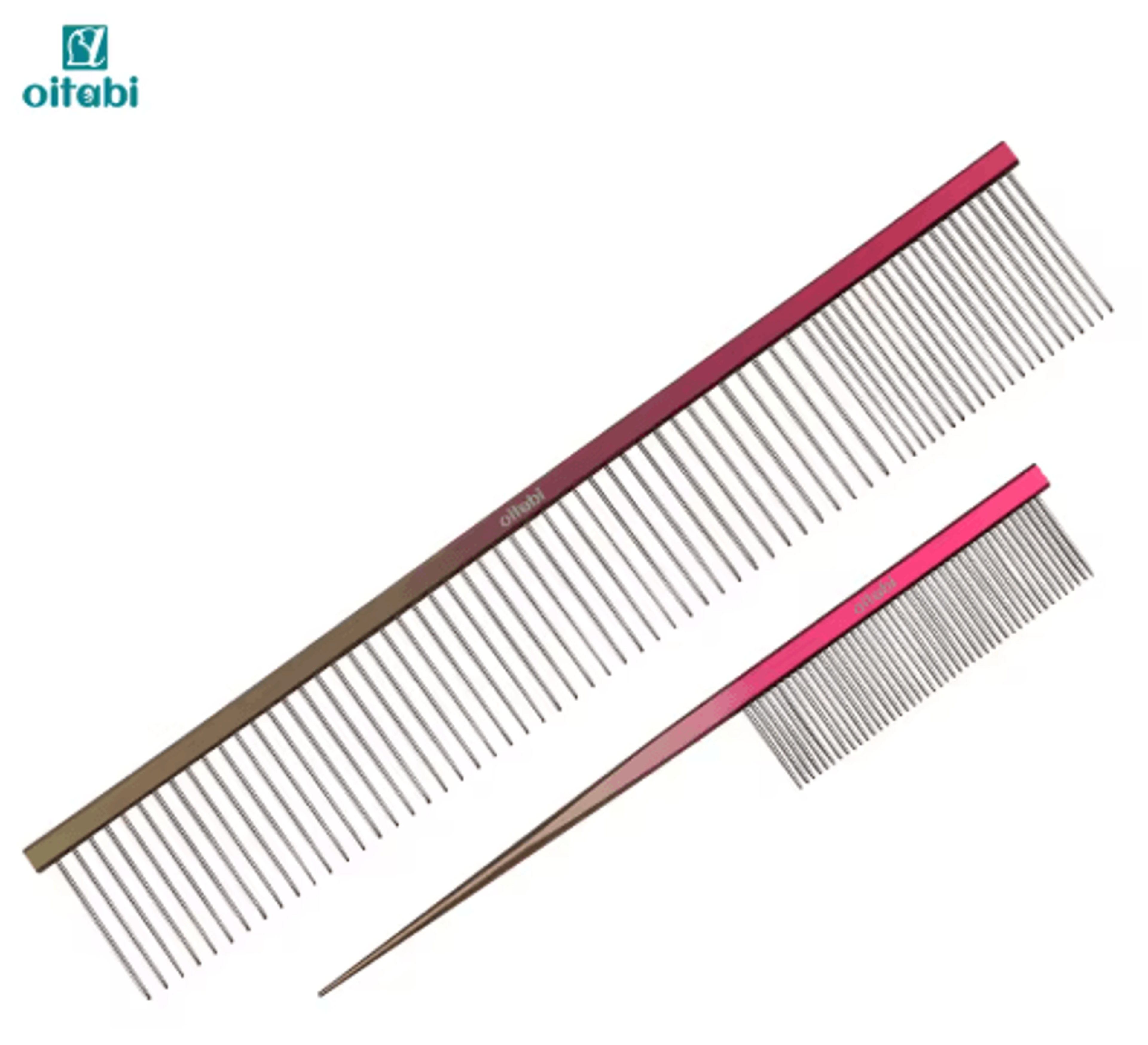 OITABI Professional Pointed Tail Pet Grooming Comb For Styling  Fluffing 6