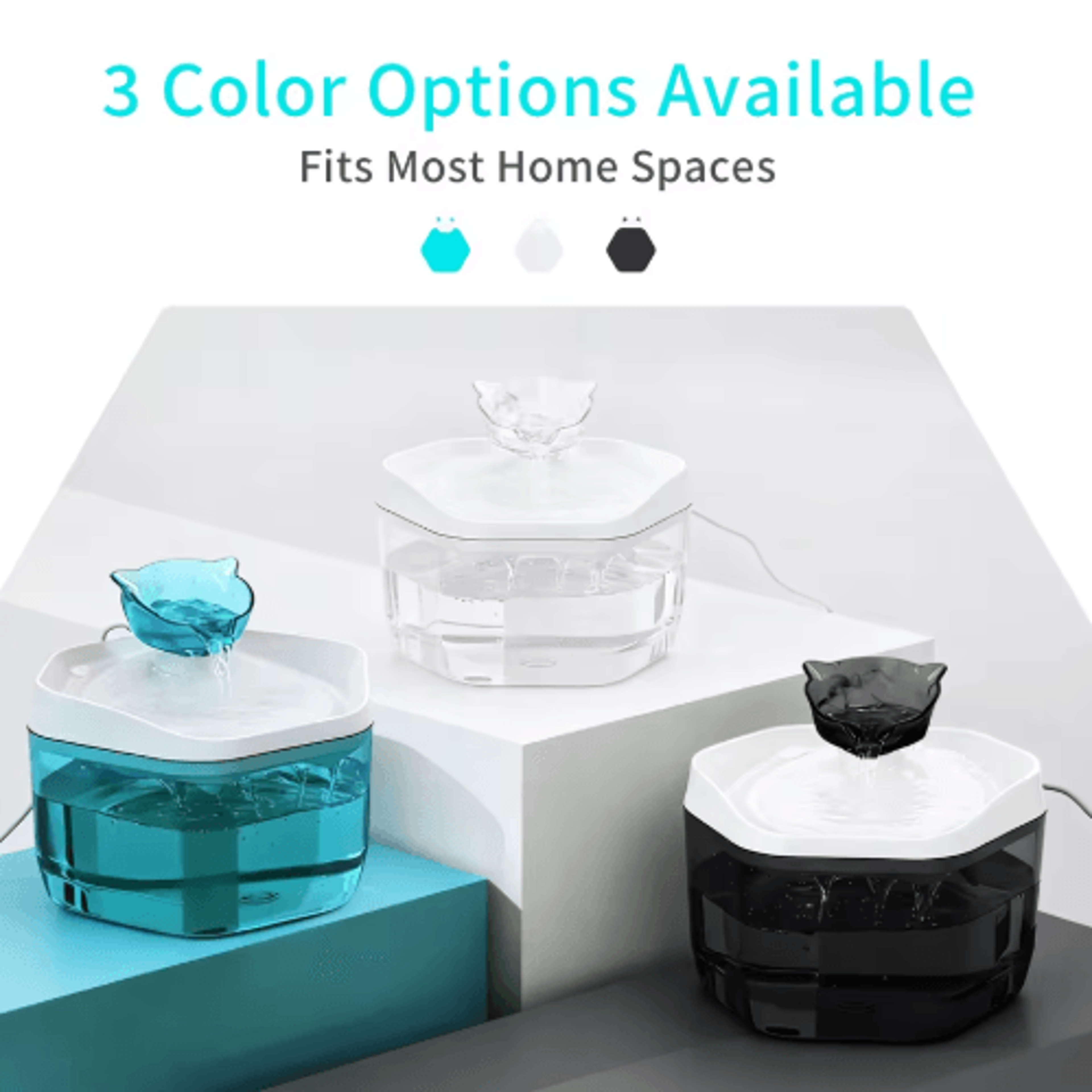 12L USB Cat Water Fountain  Automatic Pet Drinking Fountain For Cats  Small Dogs 4