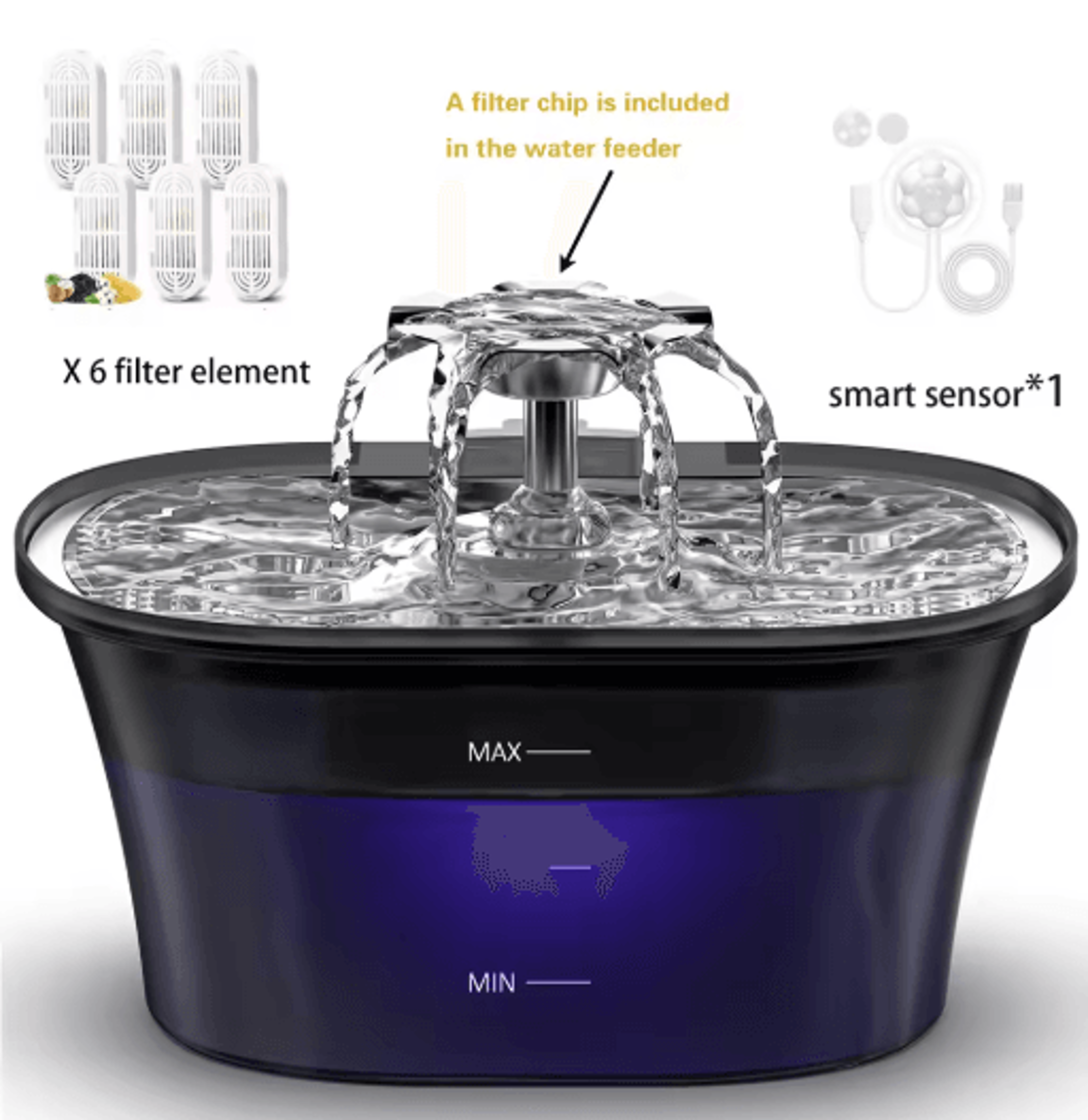 25L USB Automatic Pet Water Fountain For Cats  Dogs 2