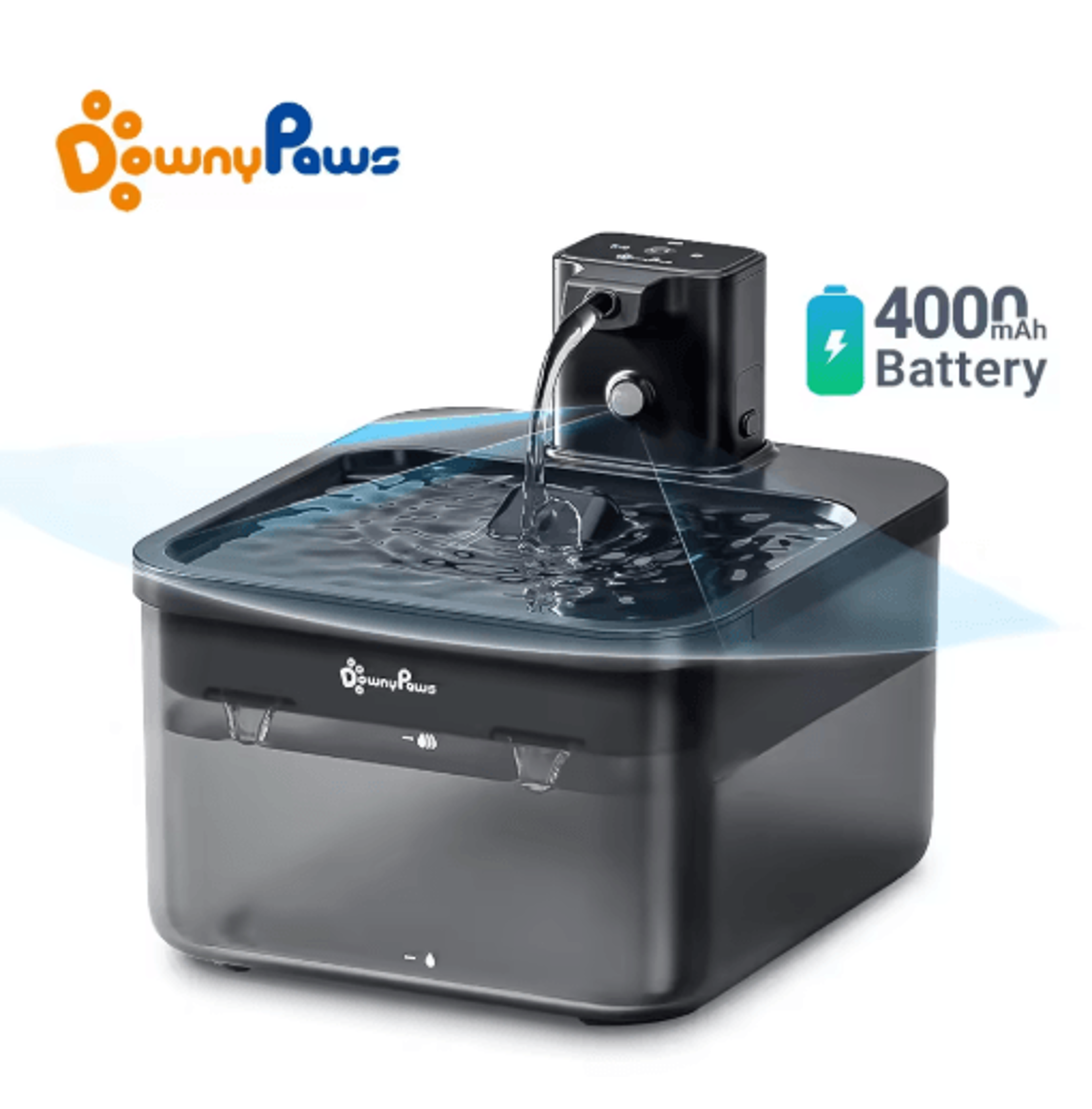DownyPaws 25L Wireless Automatic Pet Water Fountain With Motion Sensor 6