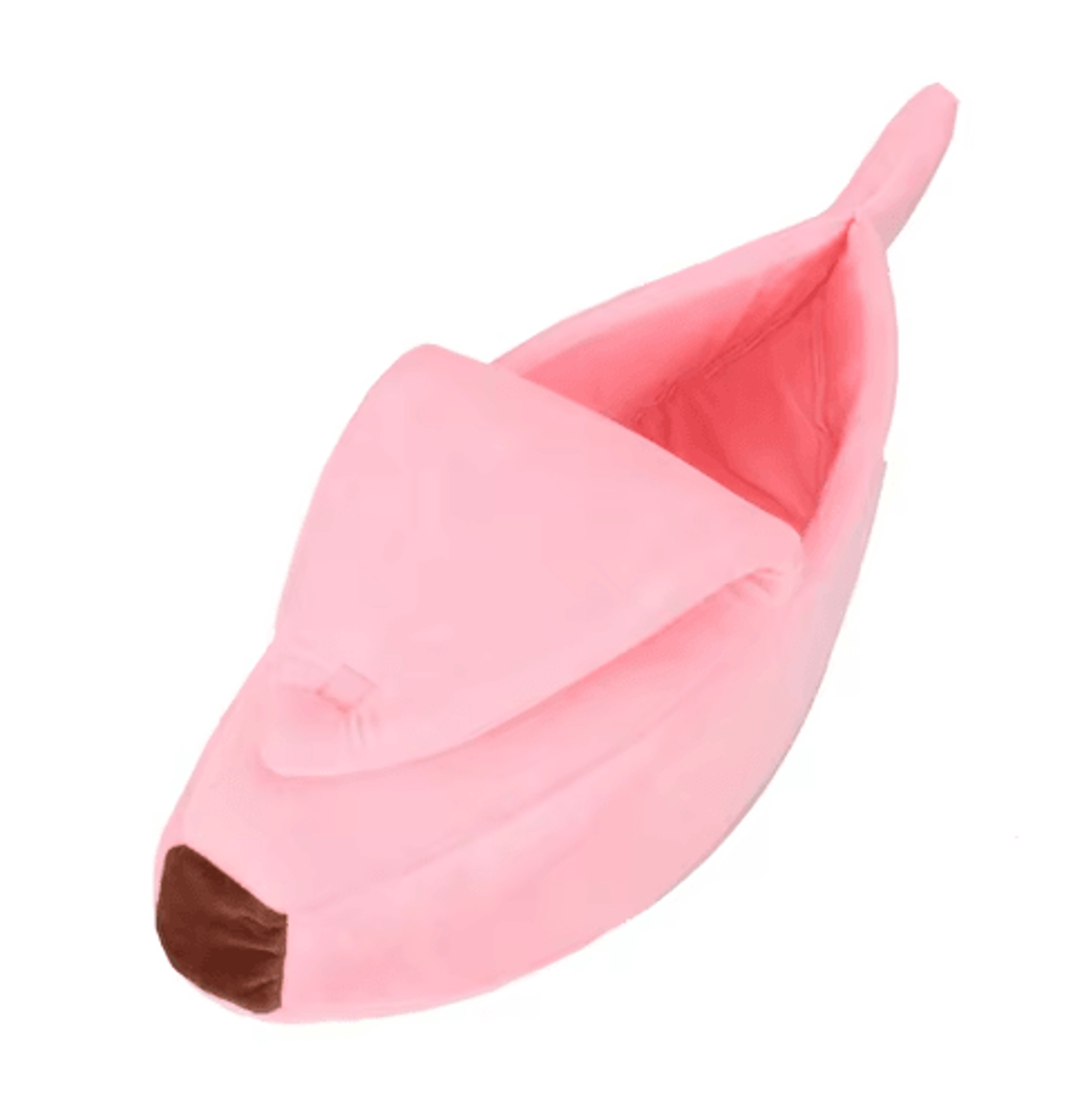 Cute Banana Shape Cozy Cat Bed For Deep Winter Sleep 3