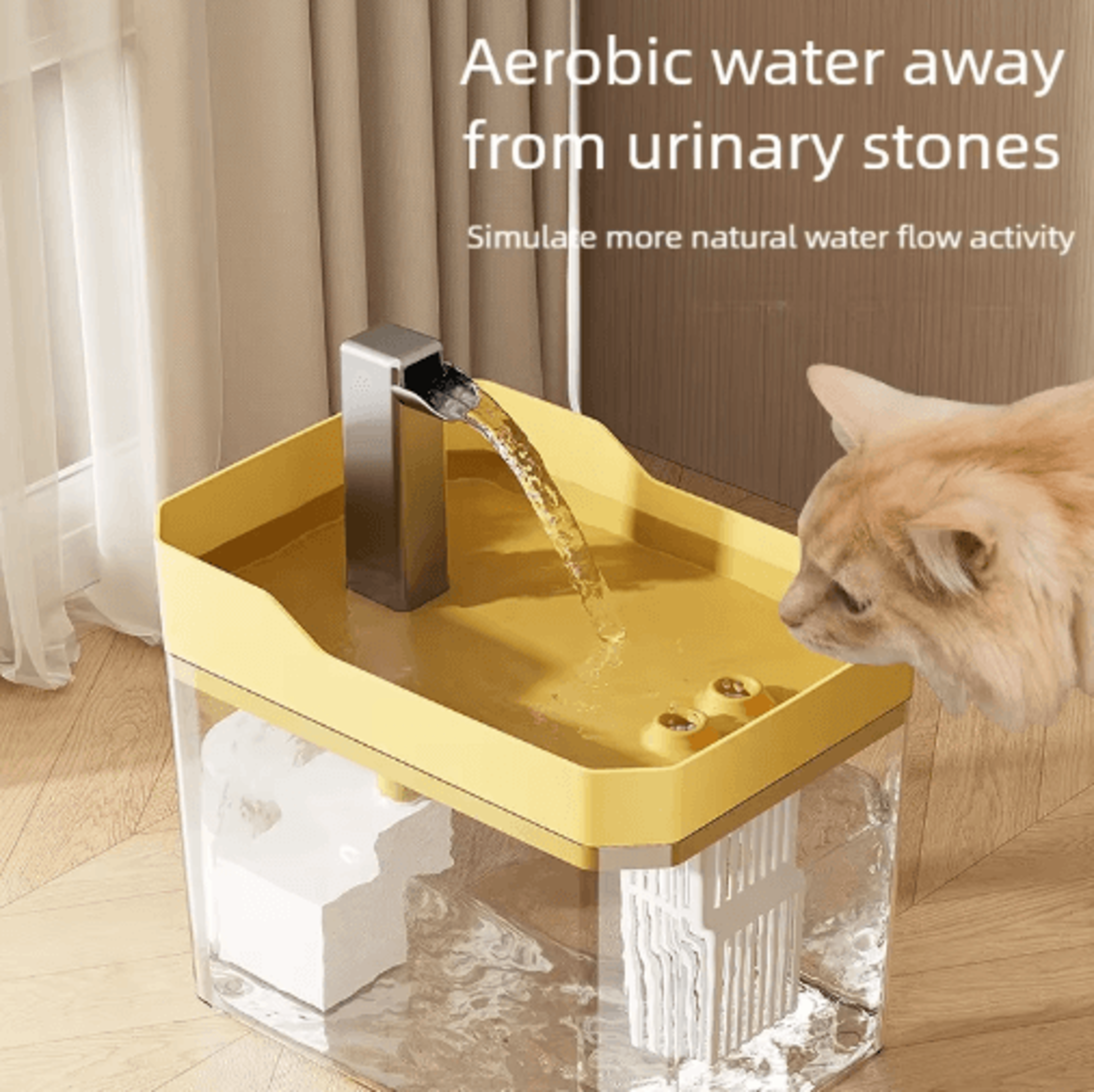15L Ultra Quiet Automatic Pet Water Fountain For Cats  Dogs 6