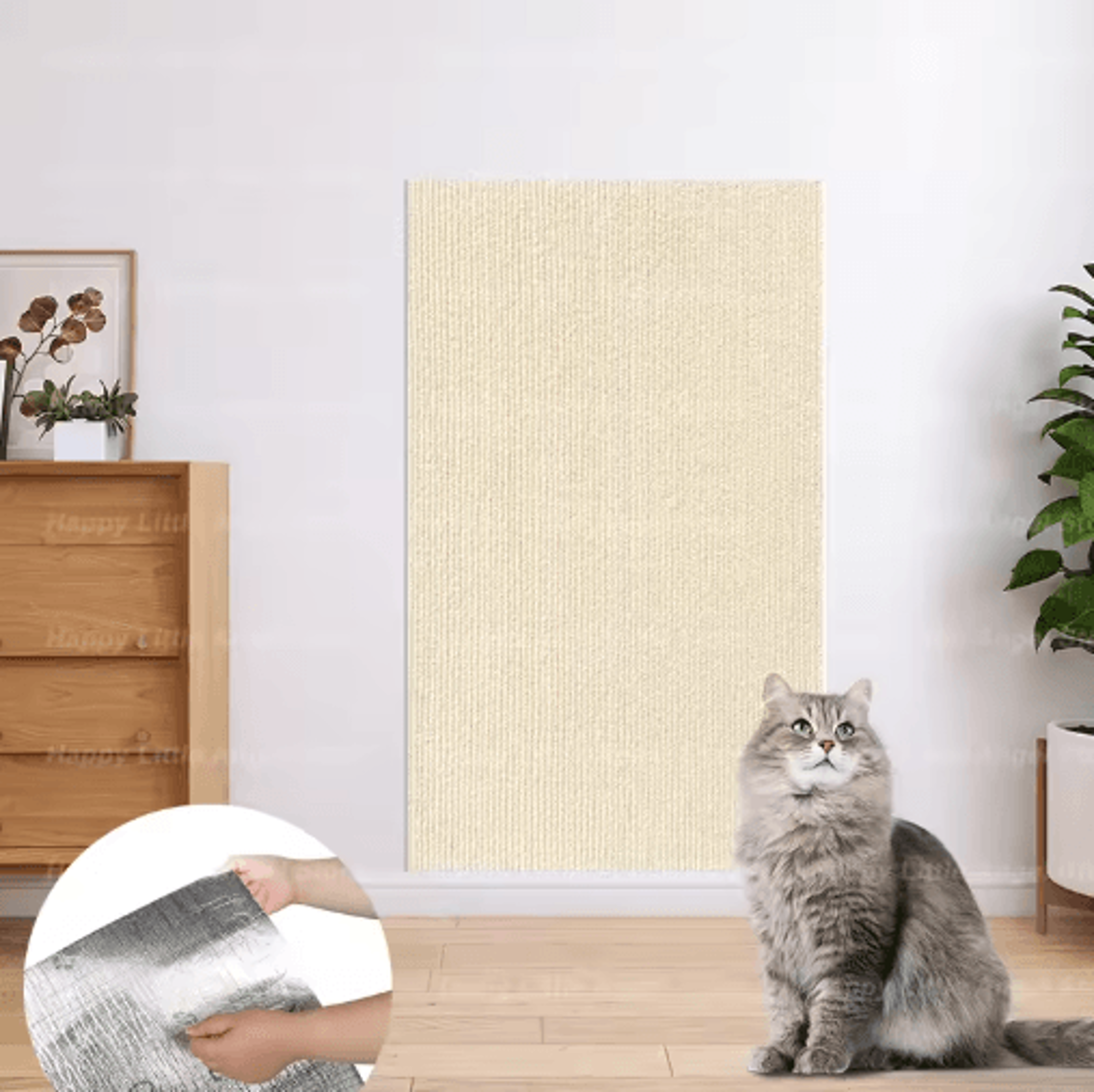SelfAdhesive Cat Scratch Protector Mat  Freeform Furniture Protection Carpet For Cats 1