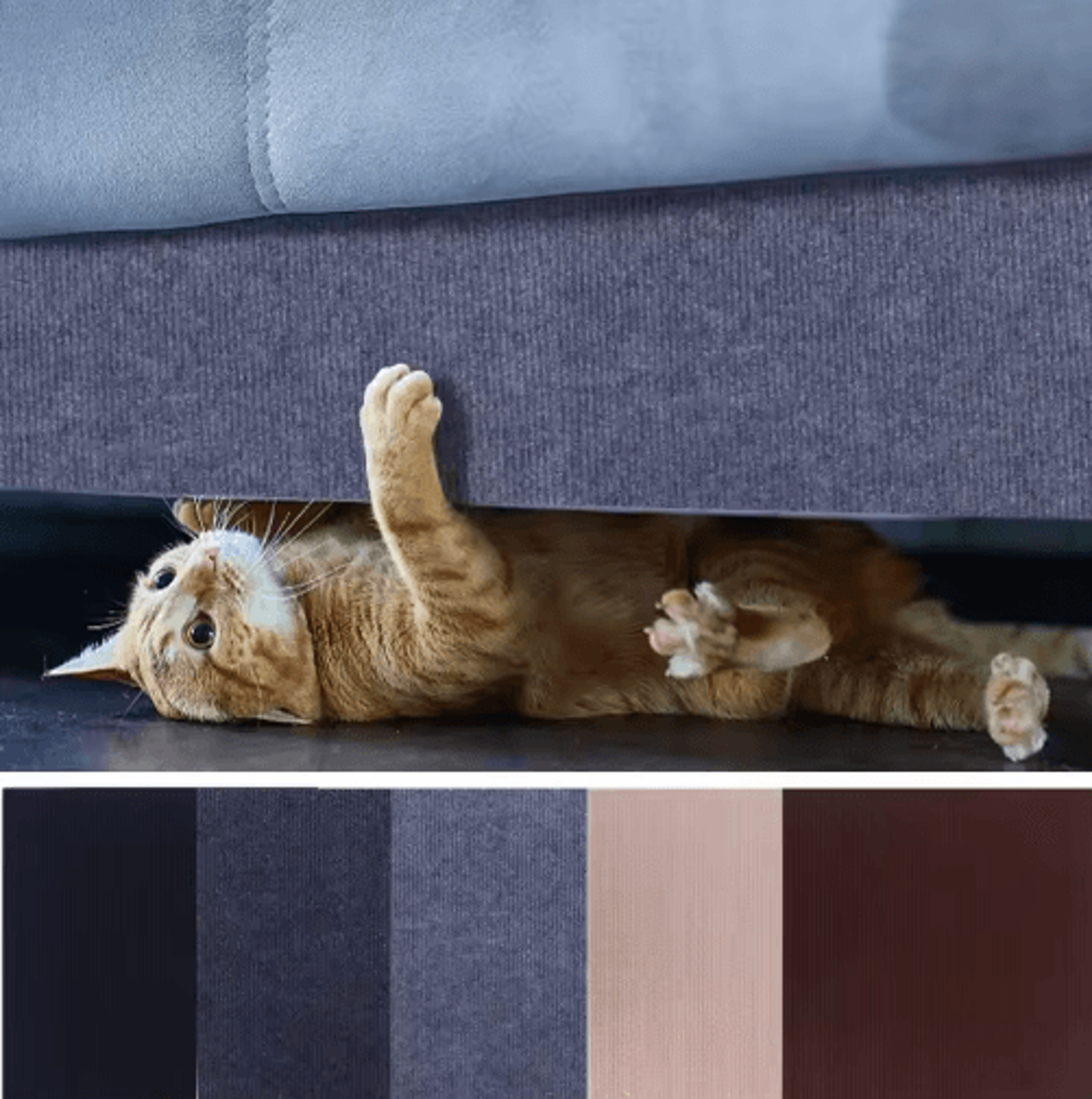 SelfAdhesive Sisal Cat Scratcher Mats  AntiSlip Furniture Protection Pads For Cats 10
