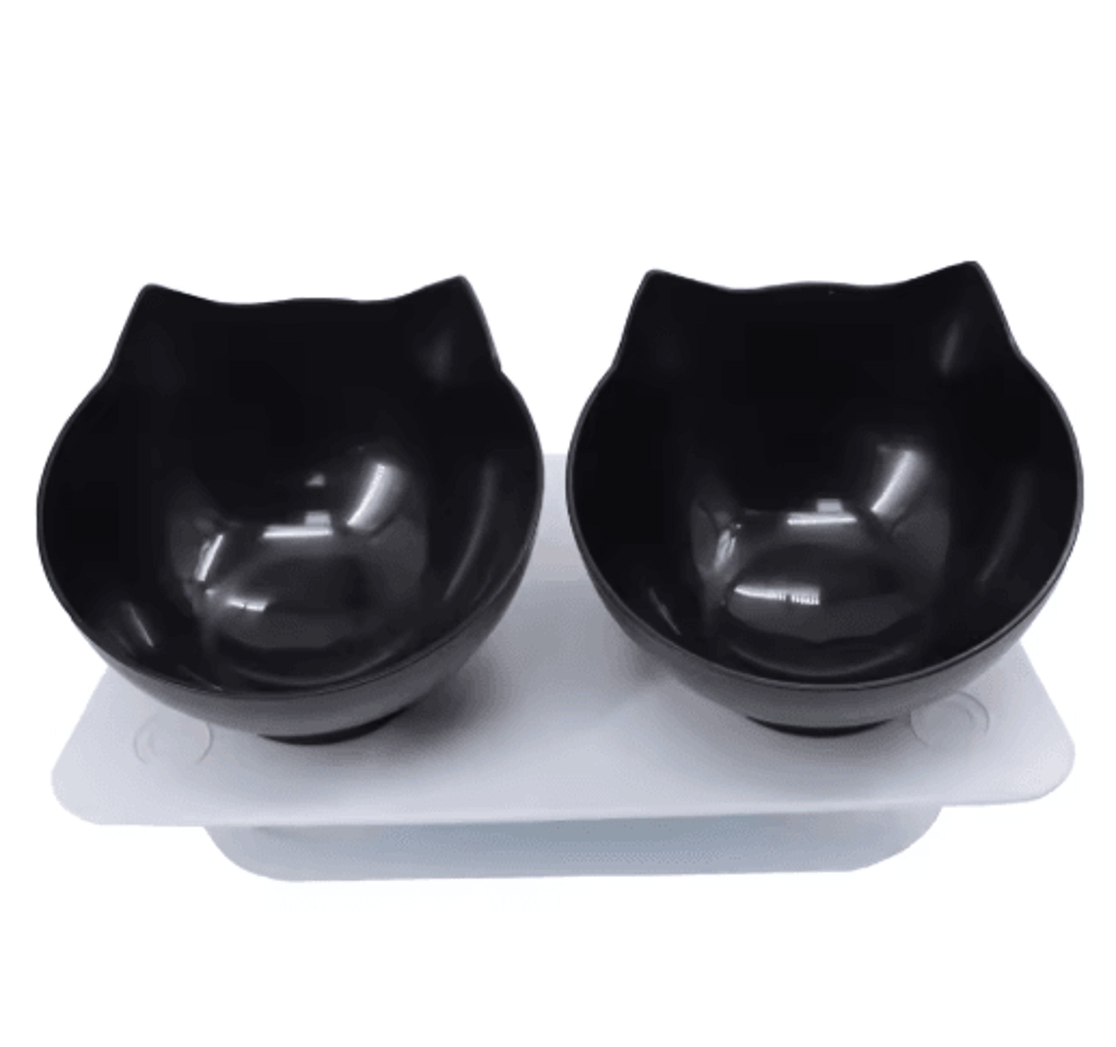 NonSlip Double Pet Bowl With Stand Elevated Food  Water Feeder For Cats  Dogs 7