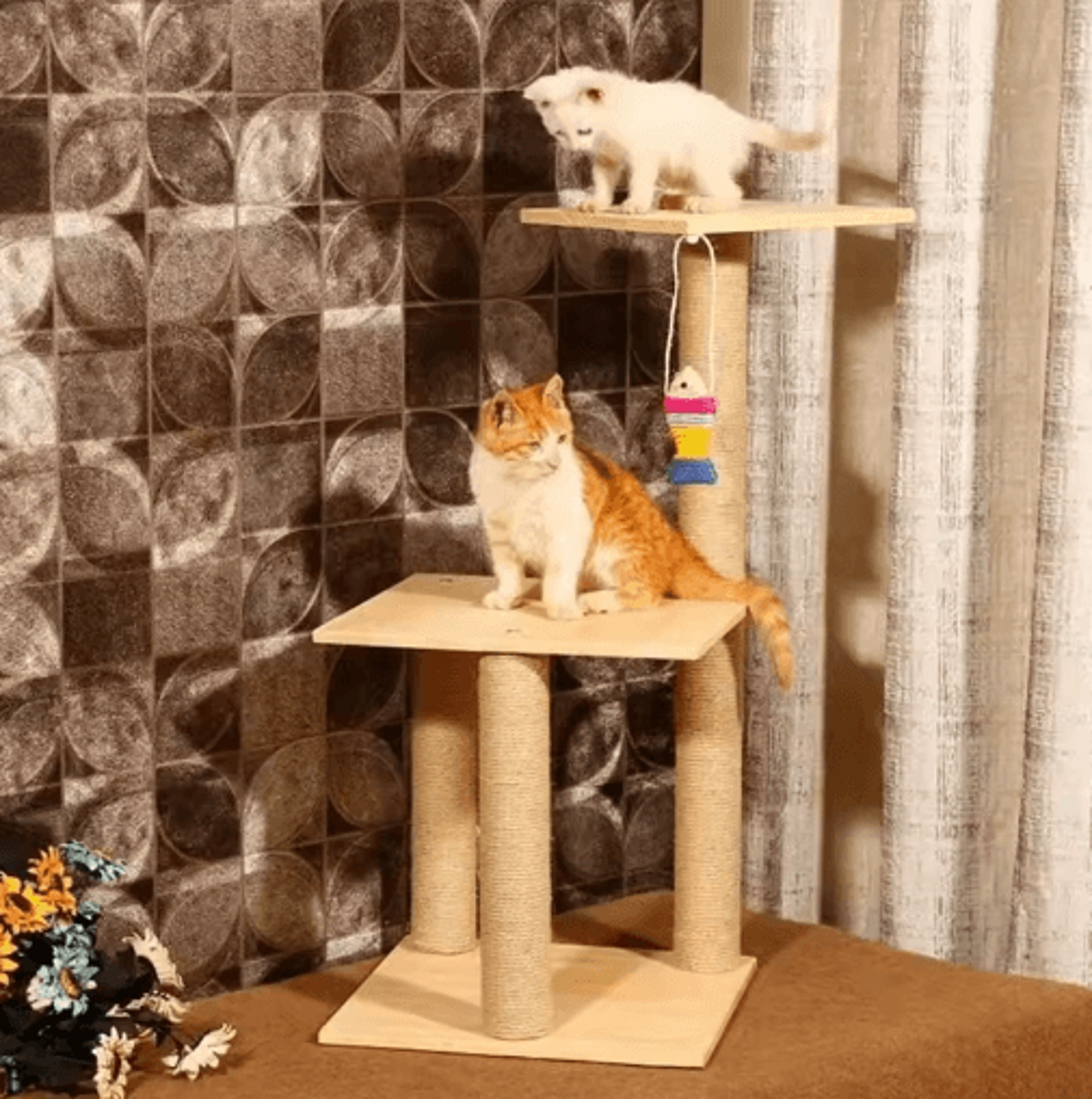 Natural Sisal Cat Scratching Rope DIY Cat Tree  Furniture Protection Wrap 8