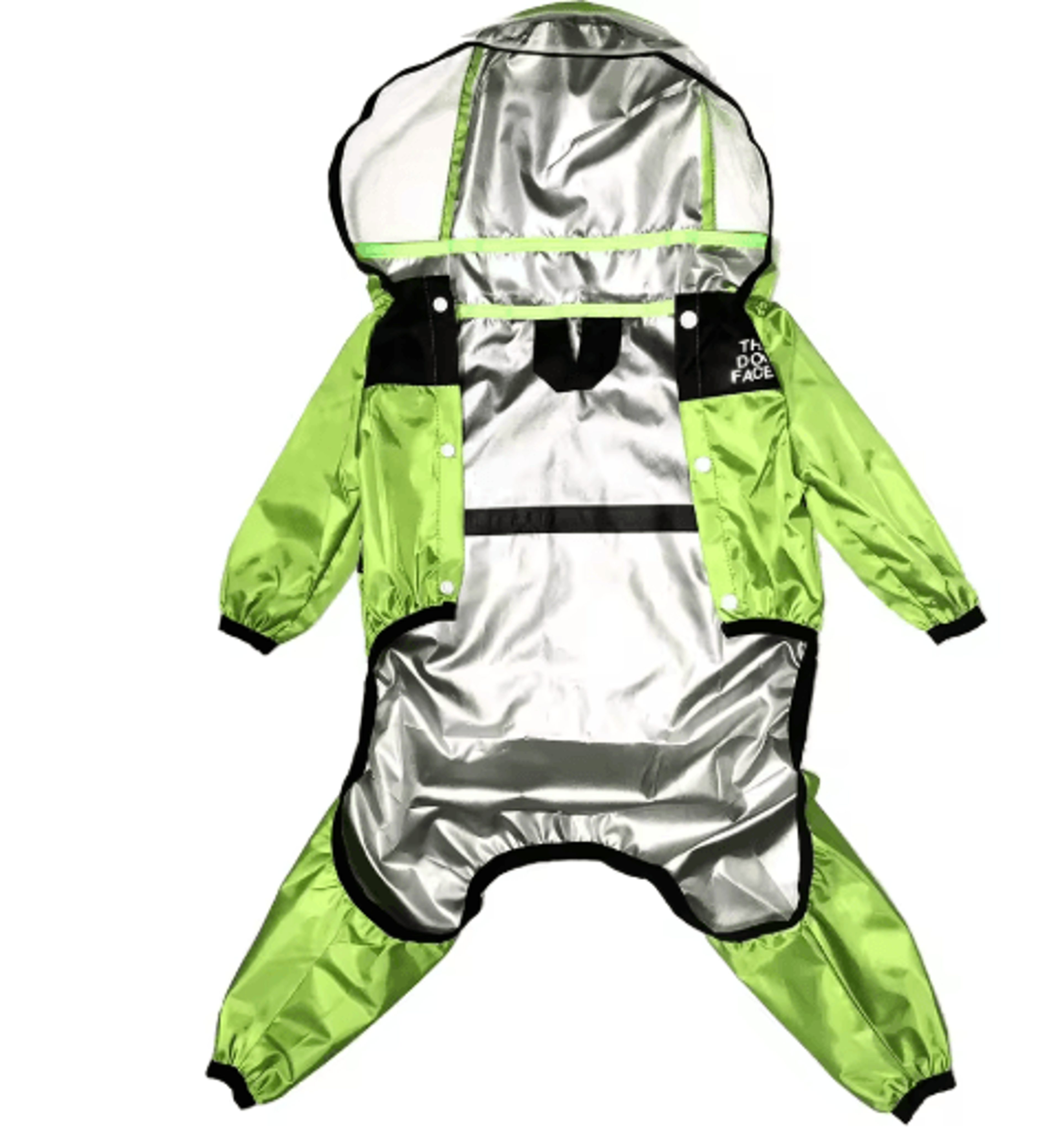 Transparent Hooded Pet Raincoat  Waterproof Jumpsuit For Dogs  Cats 8