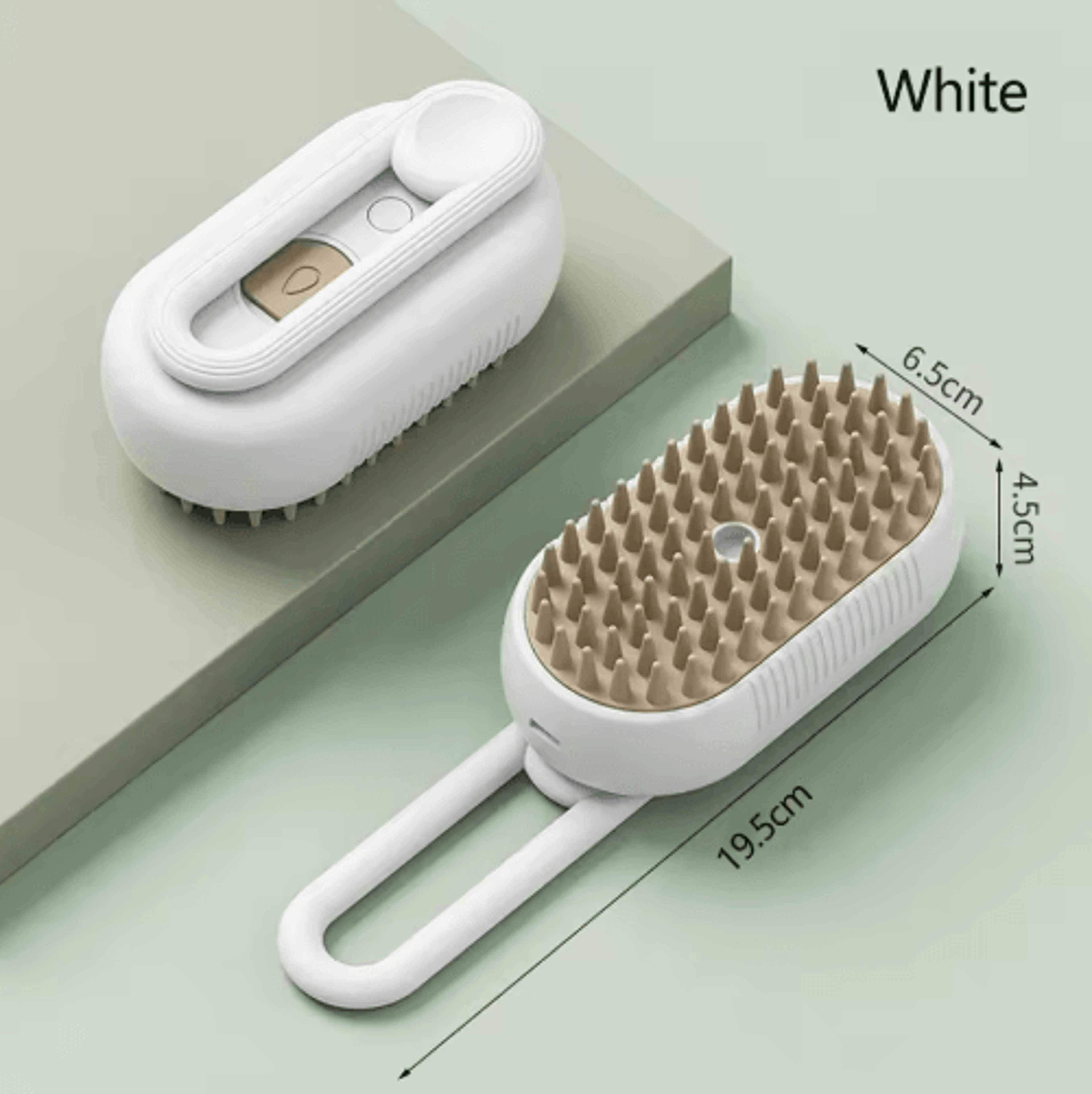 3in1 Rechargeable Steam Pet Grooming Brush Pet Grooming Brush With Spray Massage  Deshedding Techno 1