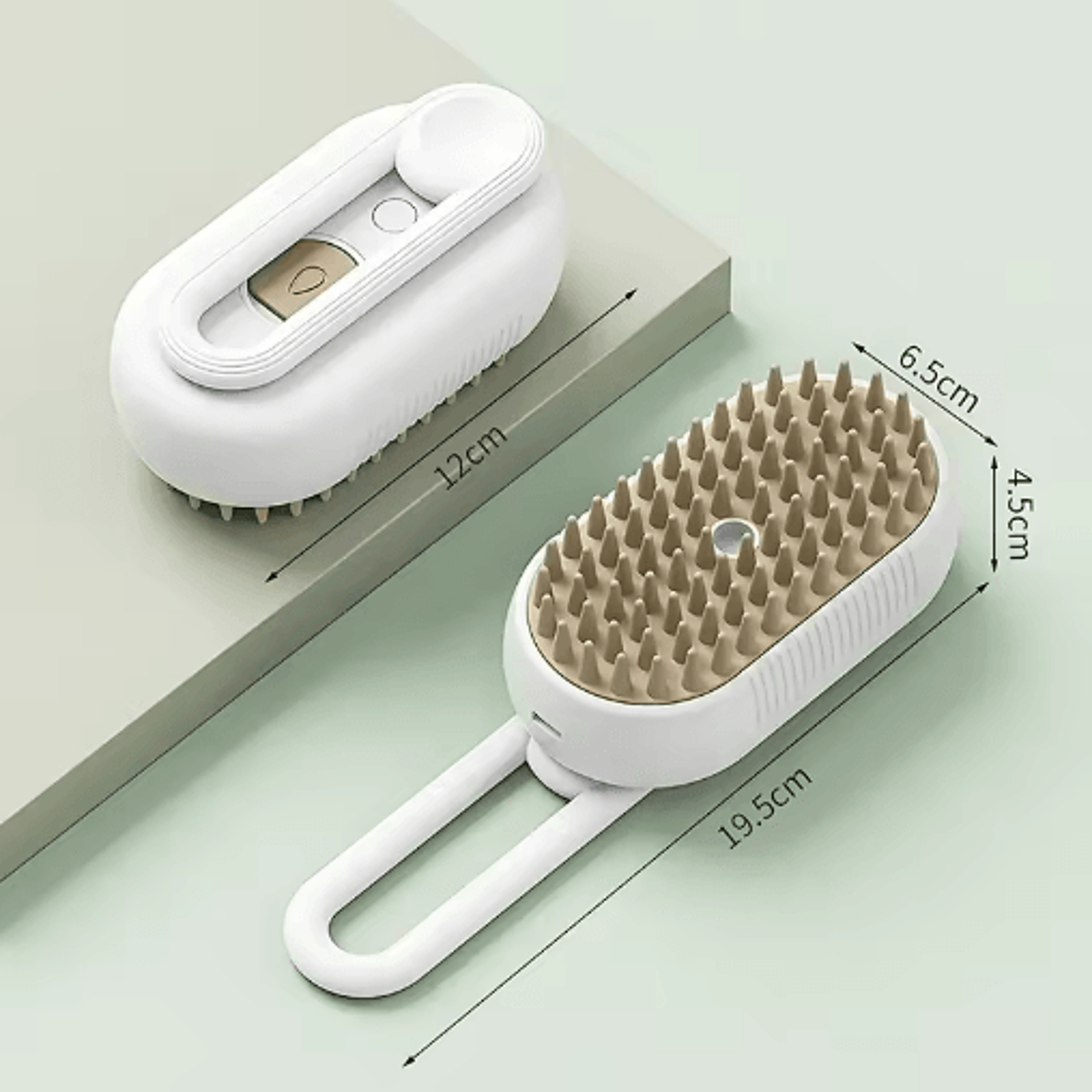 3in1 Steam Cat Grooming Brush Steam Cat Brush With Spray Massage  Pet Hair Removal 1